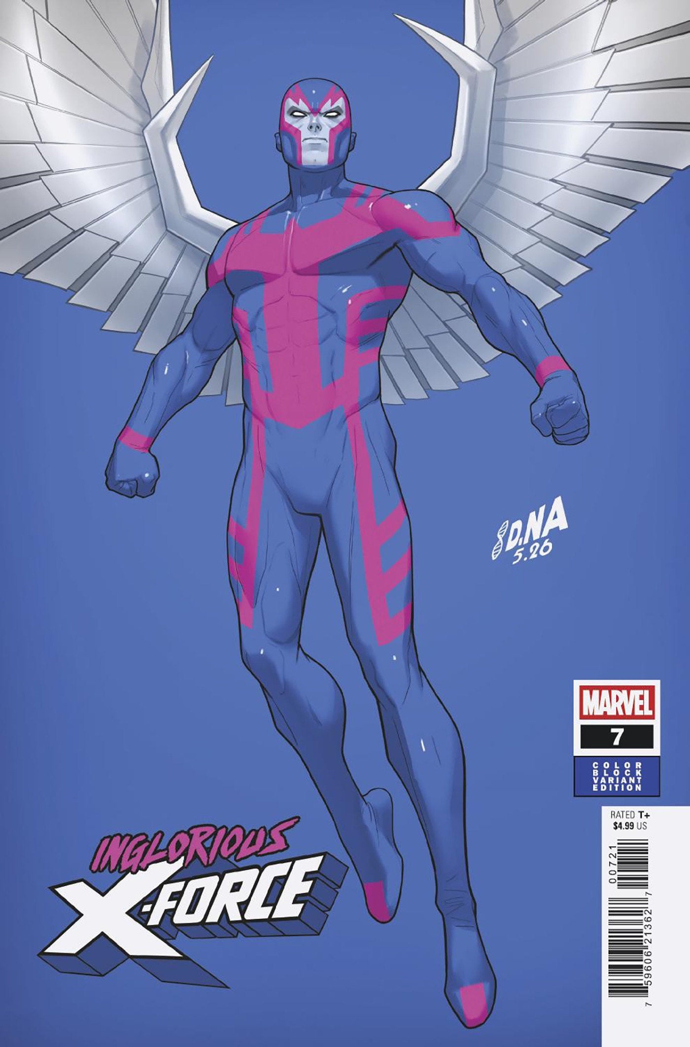 INGLORIOUS X-FORCE #7 DAVID NAKAYAMA COLOR BLOCK BLUE VARIANT 07/15/2026