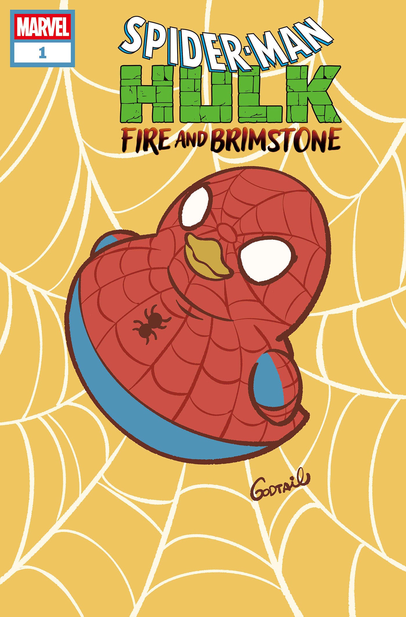 SPIDER-MAN/HULK: FIRE AND BRIMSTONE #1 GODTAIL MARVEL DUCK VARIANT 08/19/2026