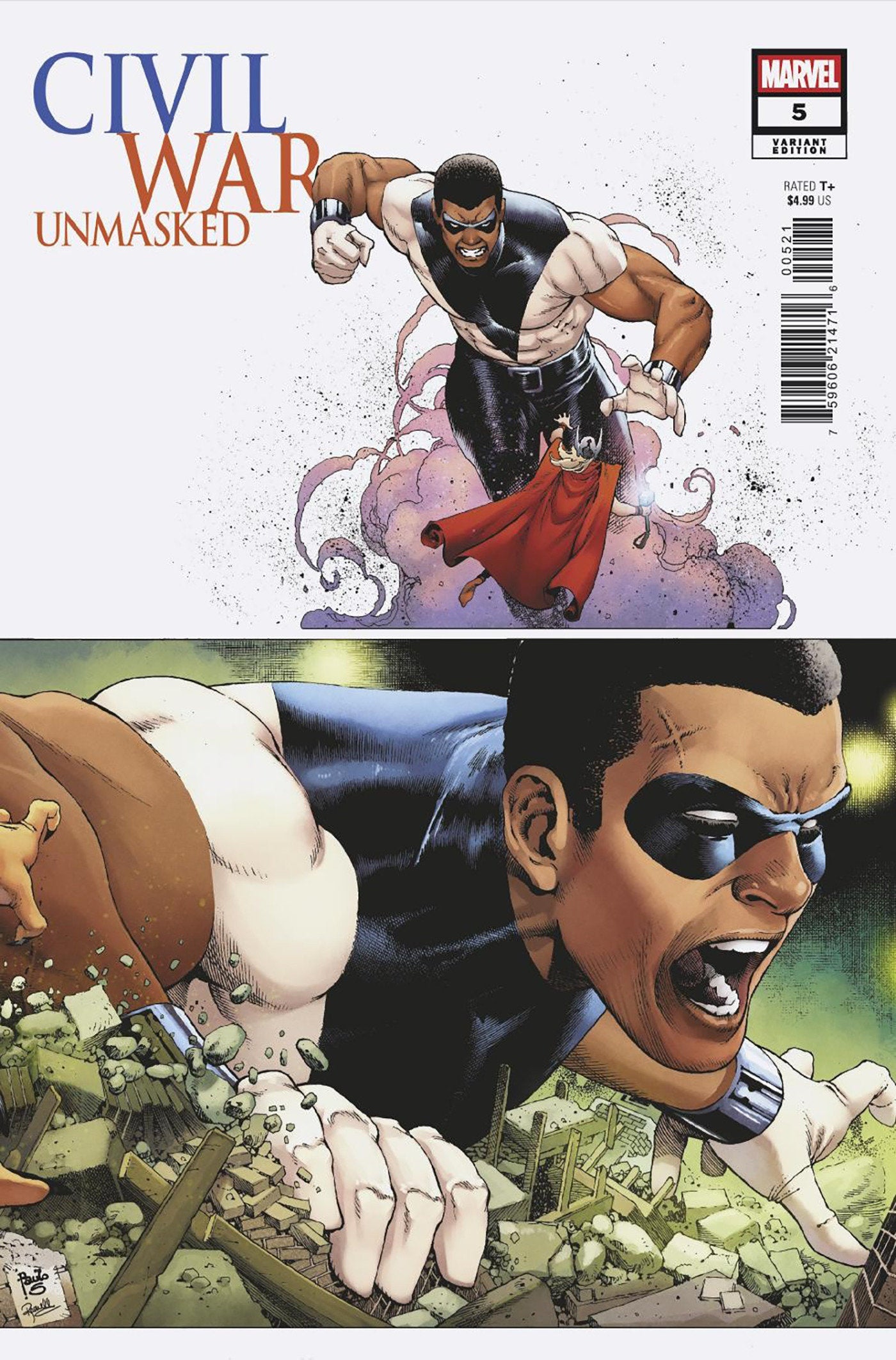 CIVIL WAR: UNMASKED #5 PAULO SIQUEIRA 5-PART CONNECTING VARIANT 09/16/2026