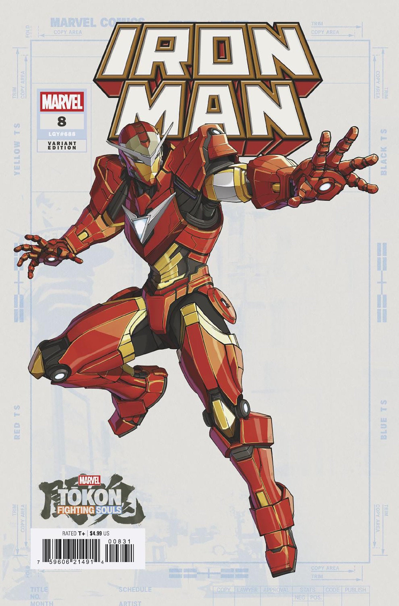 IRON MAN #8 MARVEL TOKON: FIGHTING SOULS VARIANT 08/05/2026