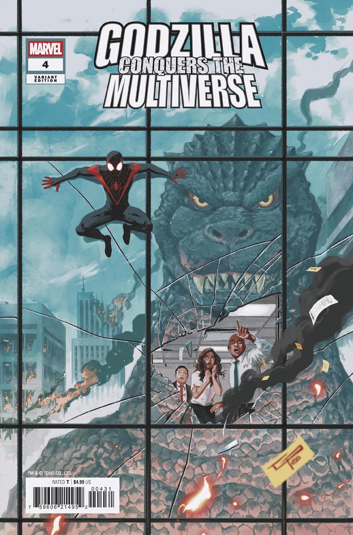 GODZILLA CONQUERS THE MULTIVERSE #4 GERMAN PERALTA VARIANT 10/28/2026