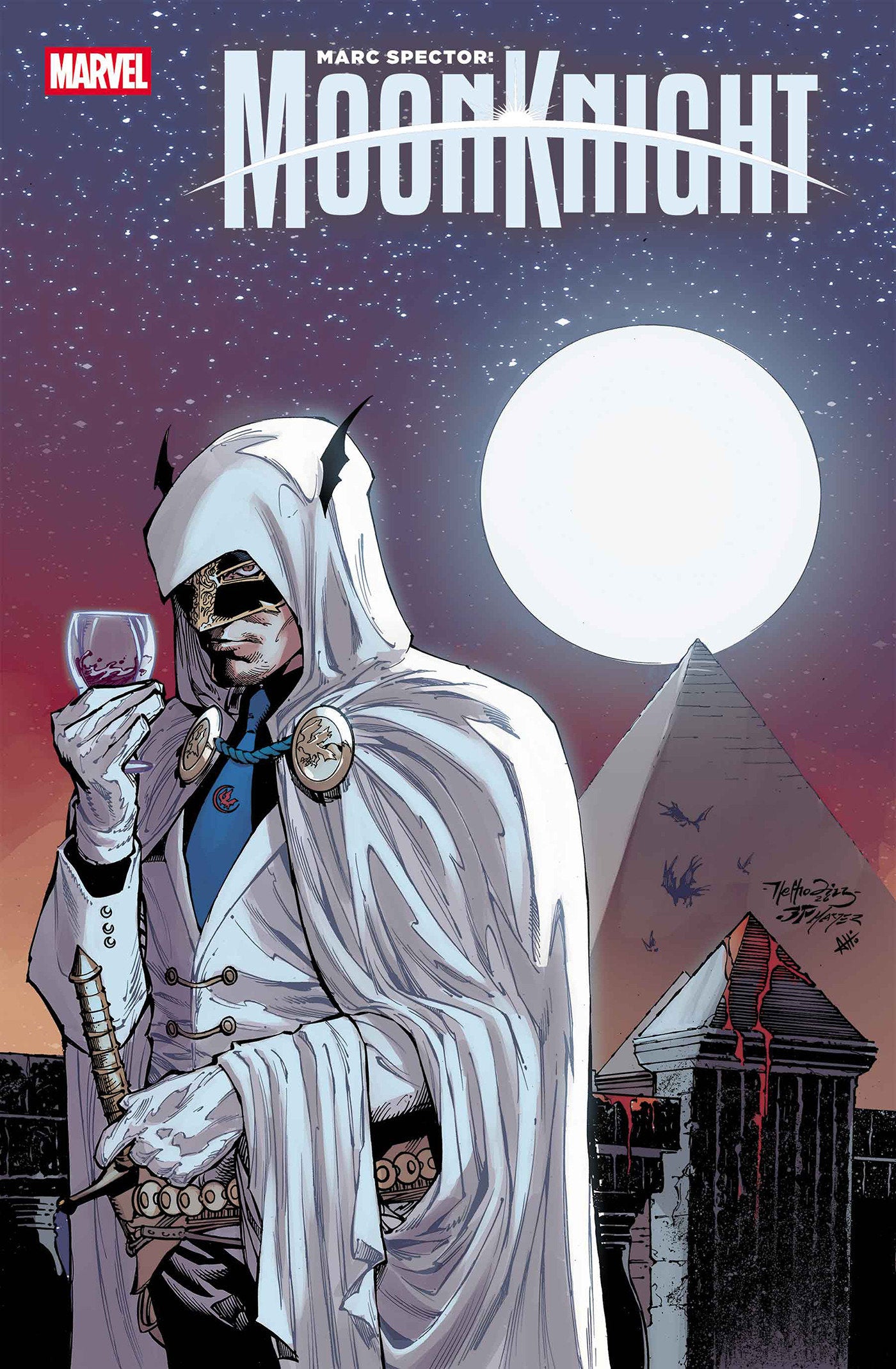 MARC SPECTOR: MOON KNIGHT #6 NETHO DIAZ HELLFIRE COSTUME SWAP VARIANT 07/22/2026