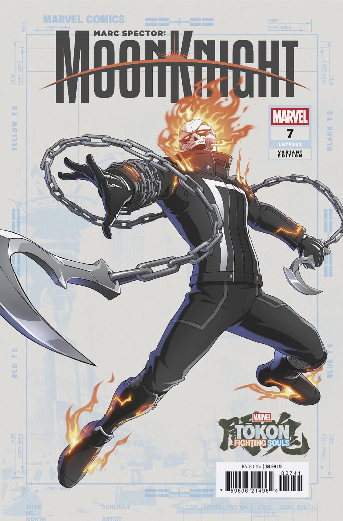 MARC SPECTOR: MOON KNIGHT #7 MARVEL TOKON: FIGHTING SOULS VARIANT 08/05/2026