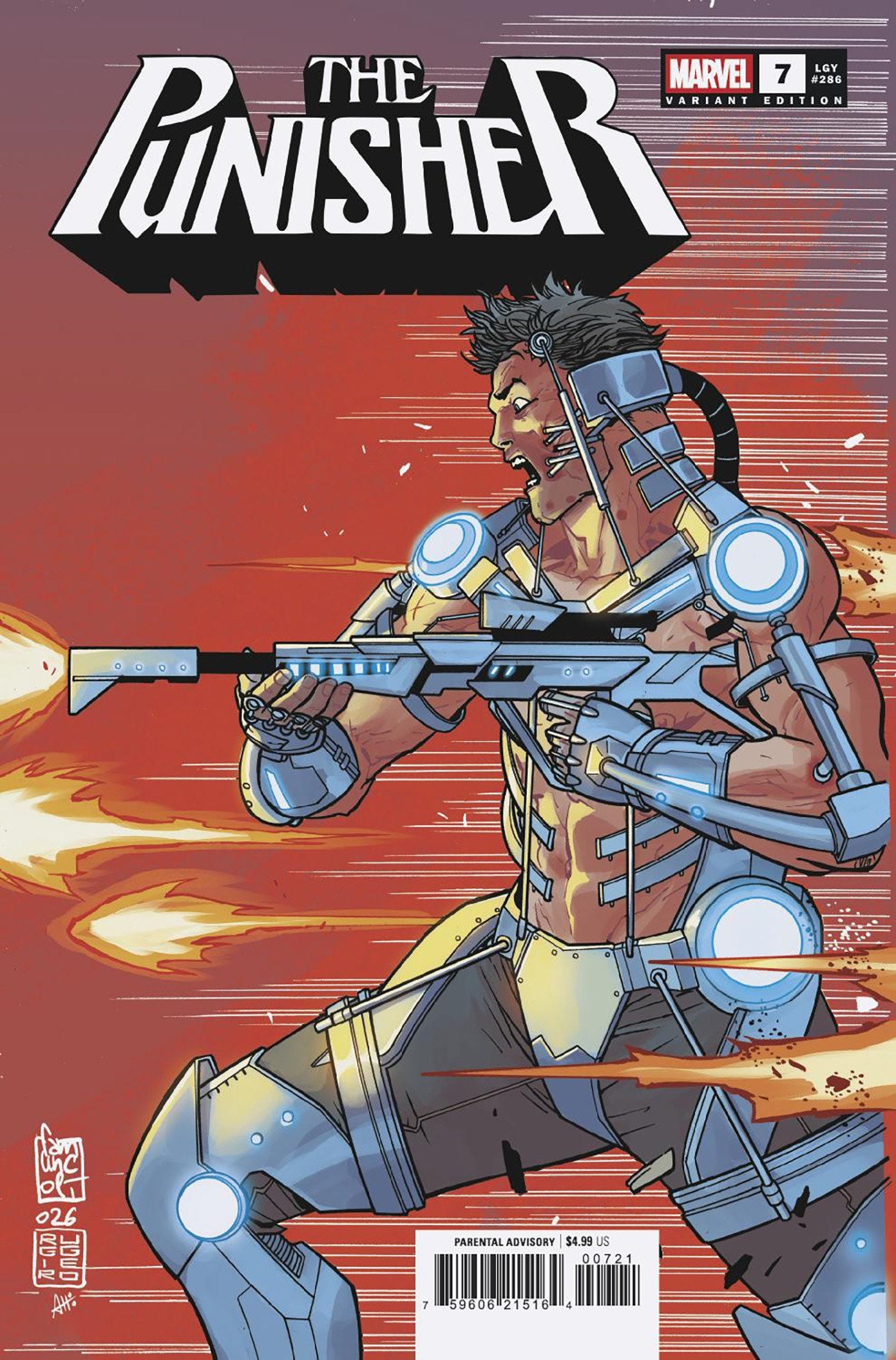 PUNISHER #7 GIUSEPPE CAMUNCOLI 2-PART CONNECTING VARIANT 08/12/2026