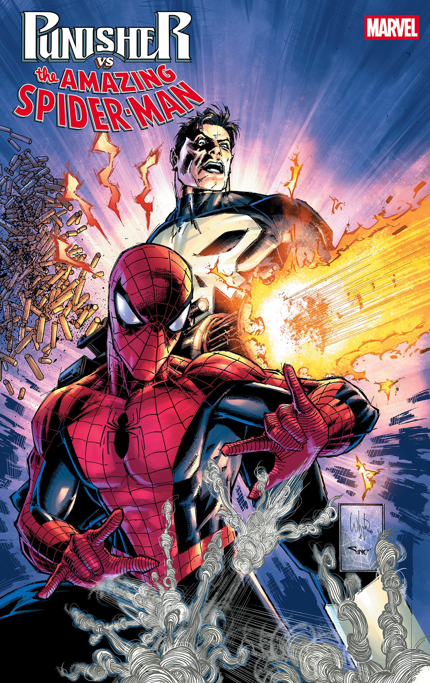 PUNISHER VS. SPIDER-MAN #1 WHILCE PORTACIO VARIANT 07/15/2026