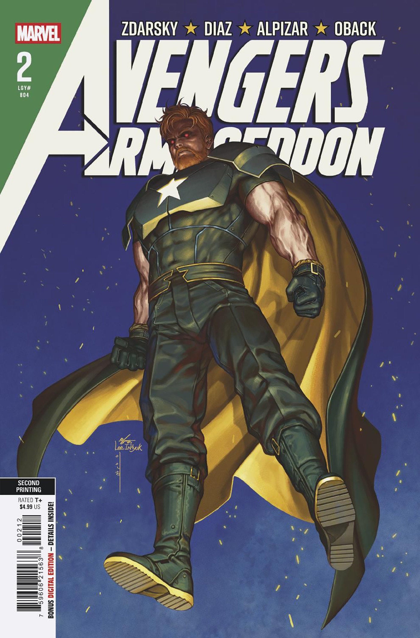 AVENGERS: ARMAGEDDON #2 INHYUK LEE 2ND PRINTING VARIANT 09/30/2026