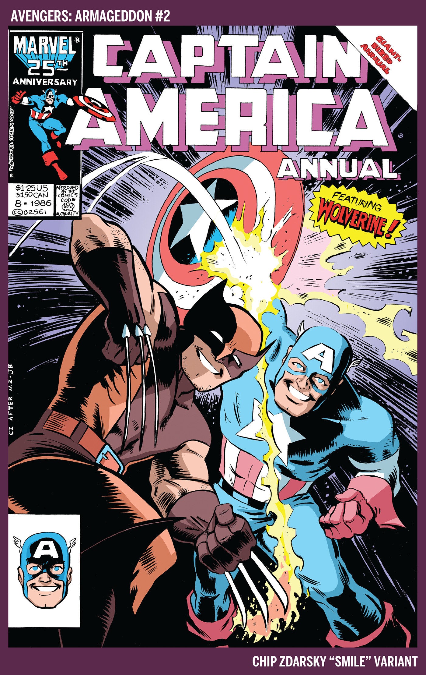 AVENGERS: ARMAGEDDON #2 CHIP ZDARSKY SMILE VARIANT 07/15/2026
