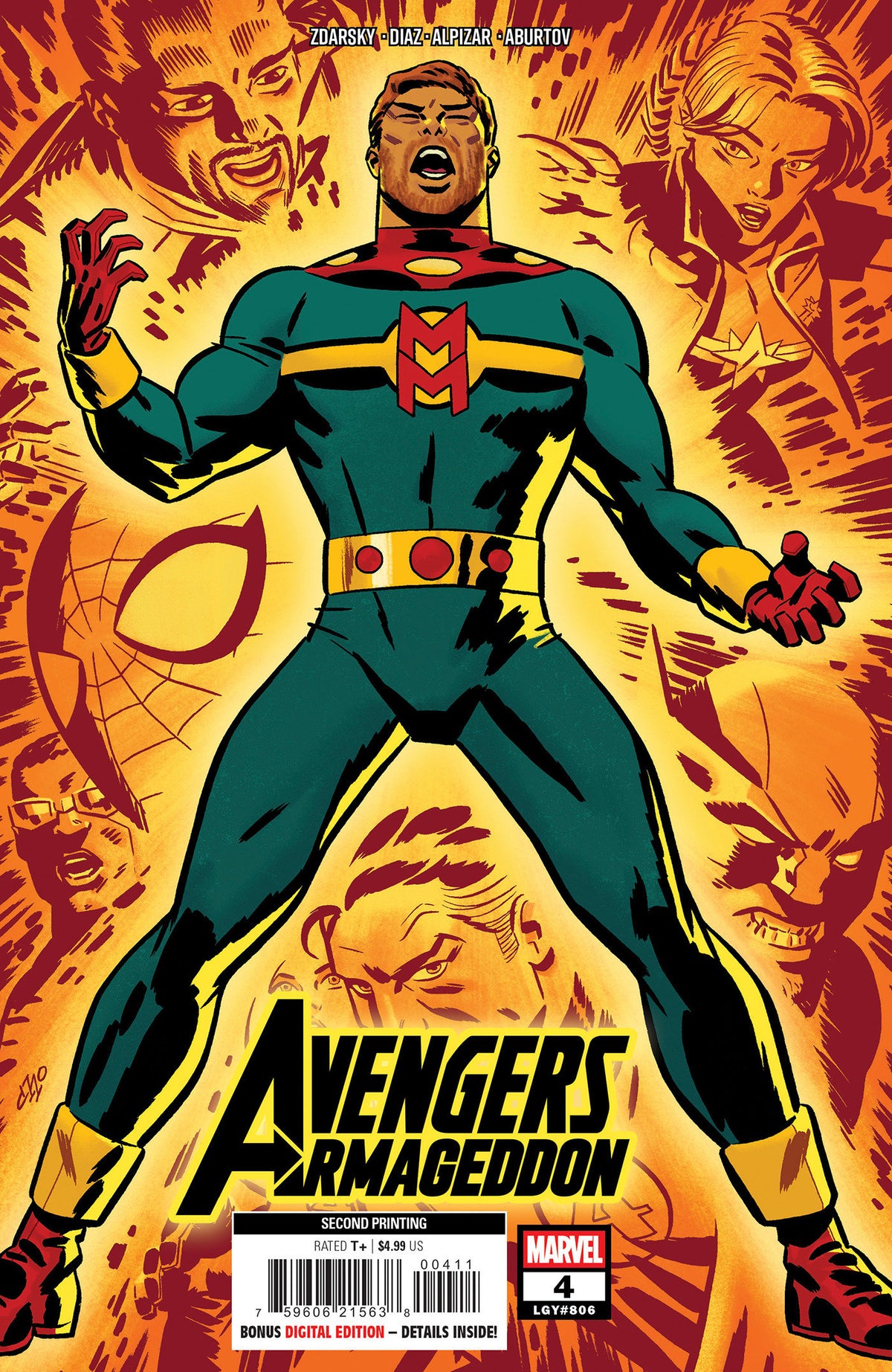 AVENGERS: ARMAGEDDON #4 MICHAEL CHO 2ND PRINTING VARIANT 10/28/2026