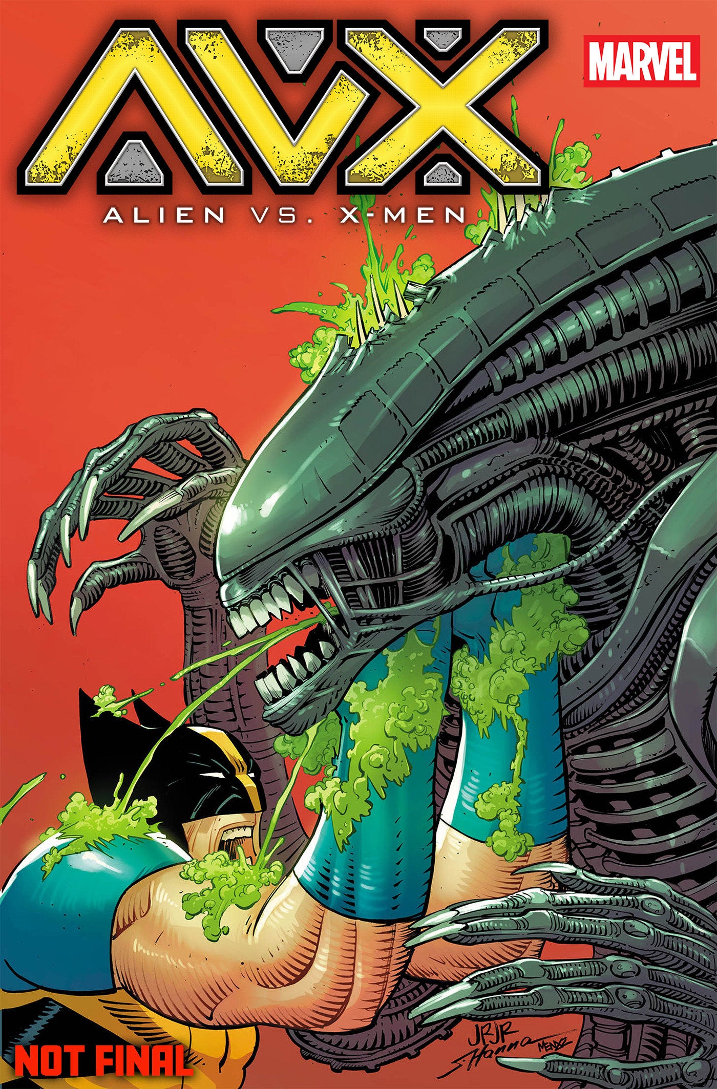 ALIEN VS. X-MEN #1 JOHN ROMITA JR. FOIL VARIANT 09/30/2026
