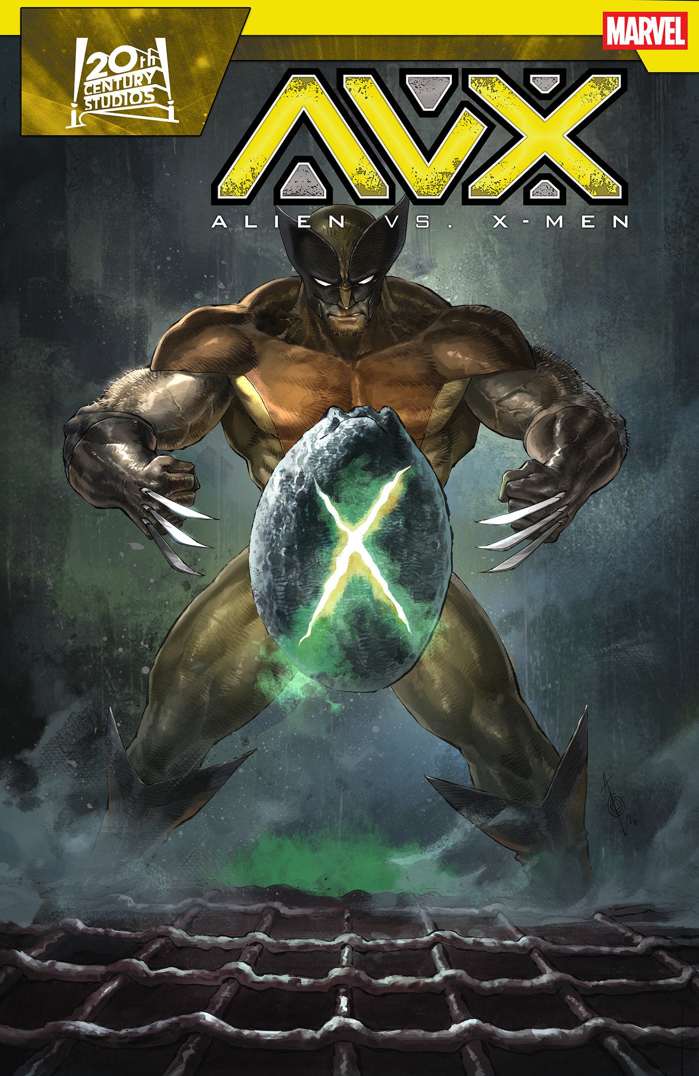 ALIEN VS. X-MEN #1 ALAN QUAH POSTER HOMAGE VARIANT 09/30/2026