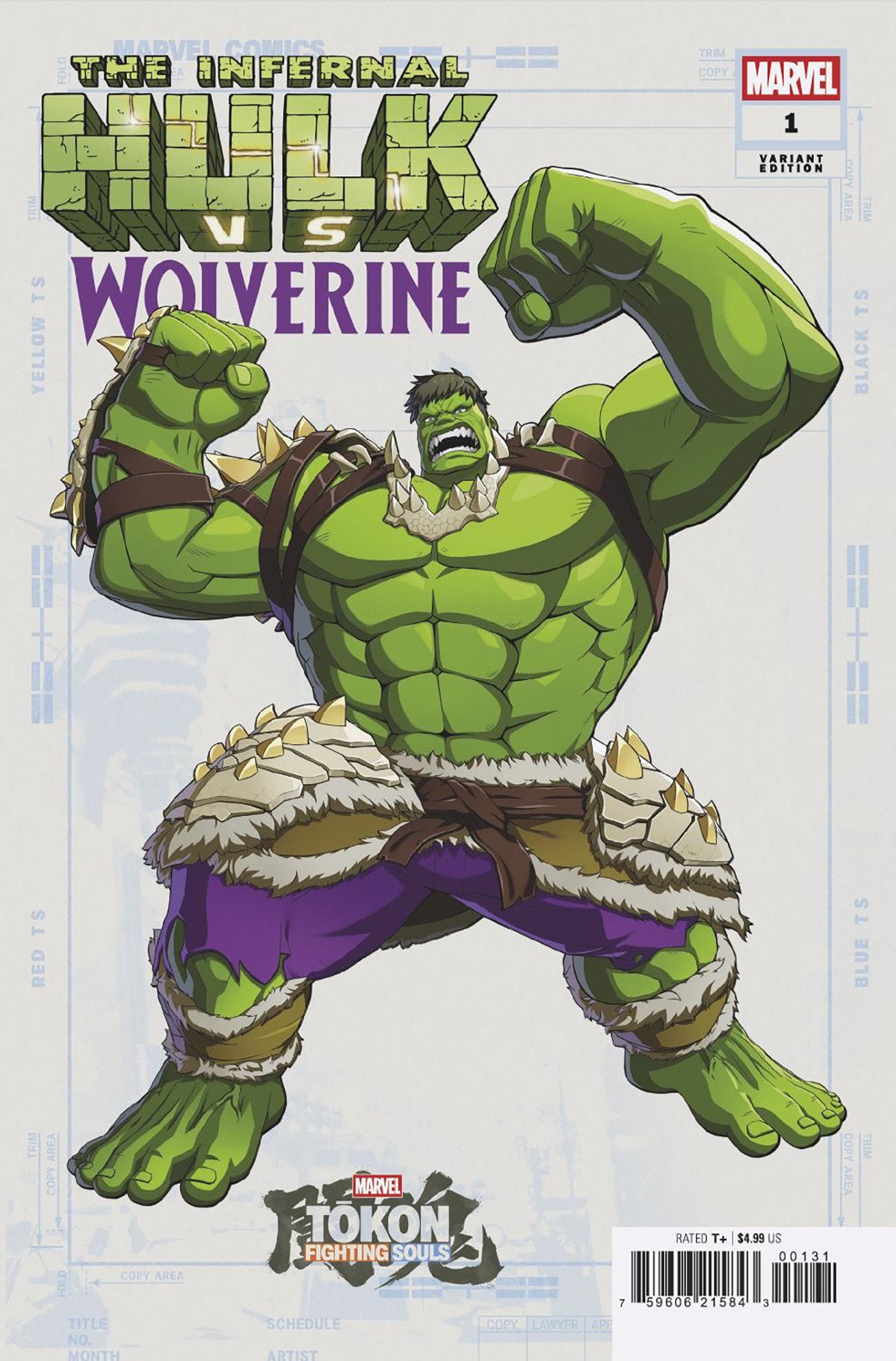 INFERNAL HULK VS. WOLVERINE #1 MARVEL TOKON: FIGHTING SOULS VARIANT 09/23/2026