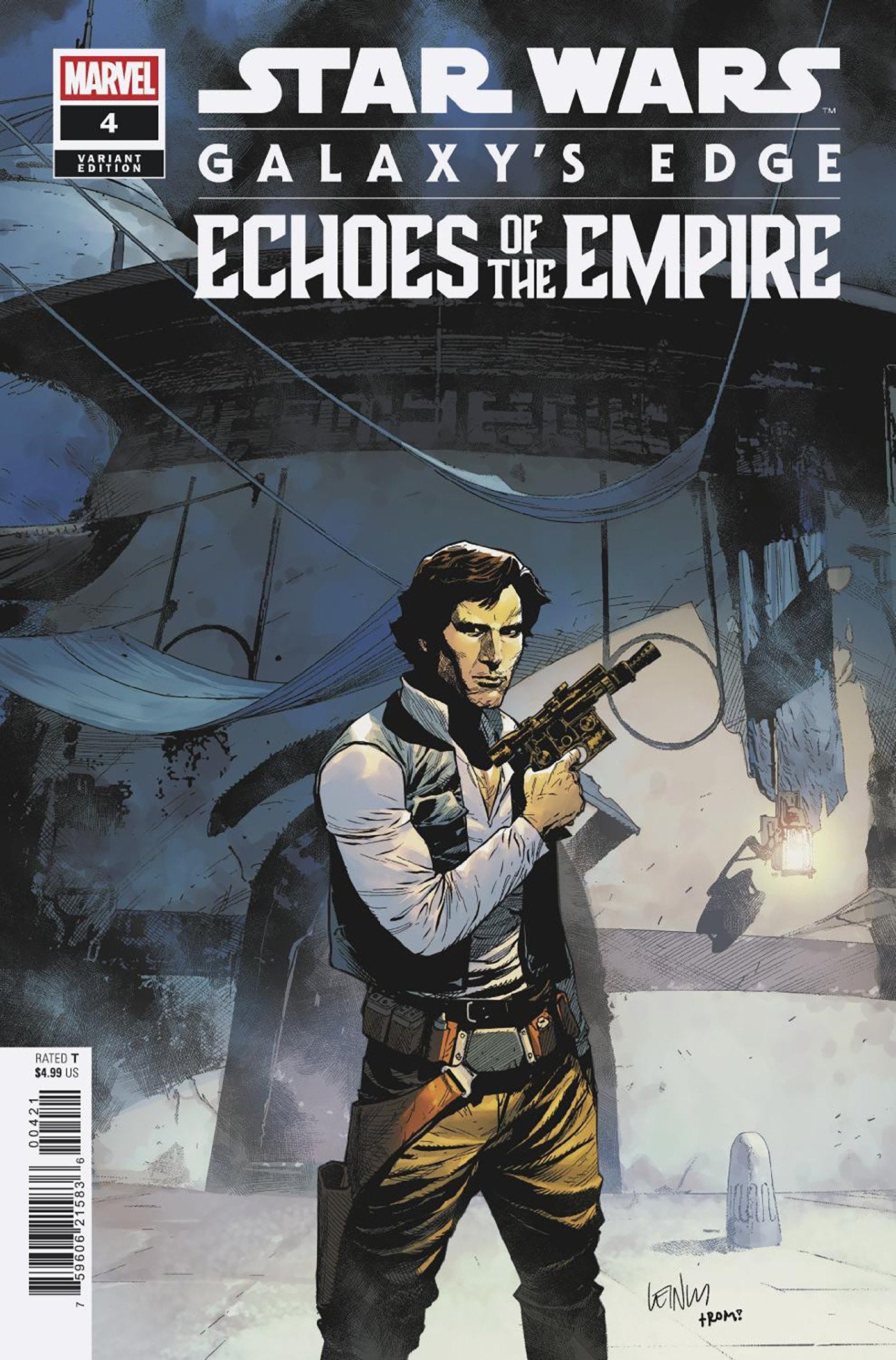 STAR WARS: GALAXY'S EDGE - ECHOES OF THE EMPIRE #4 LEINIL YU HAN SOLO VARIANT 07/15/2026