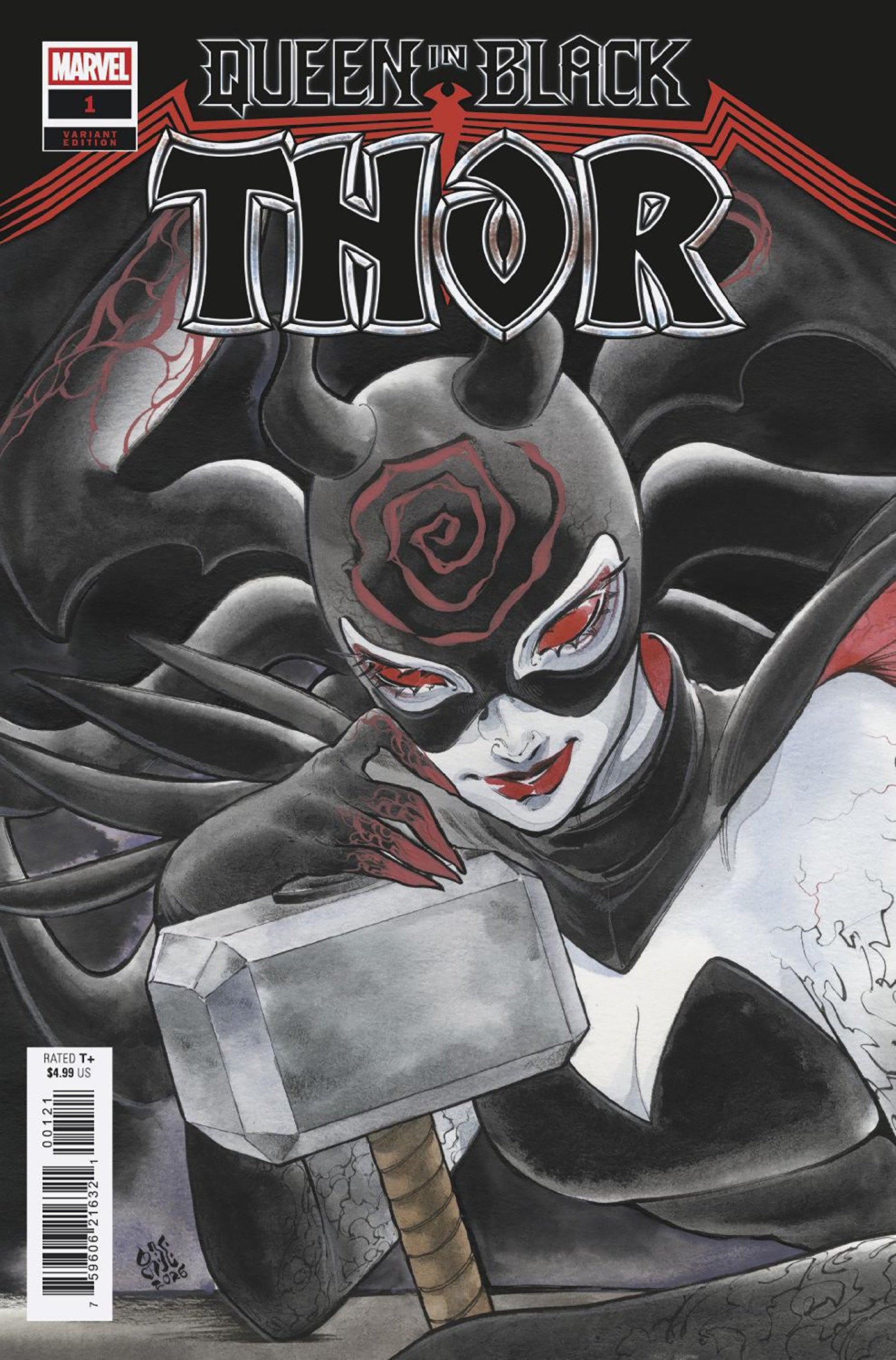 QUEEN IN BLACK: THOR #1 PEACH MOMOKO VARIANT [QIB] 08/12/2026