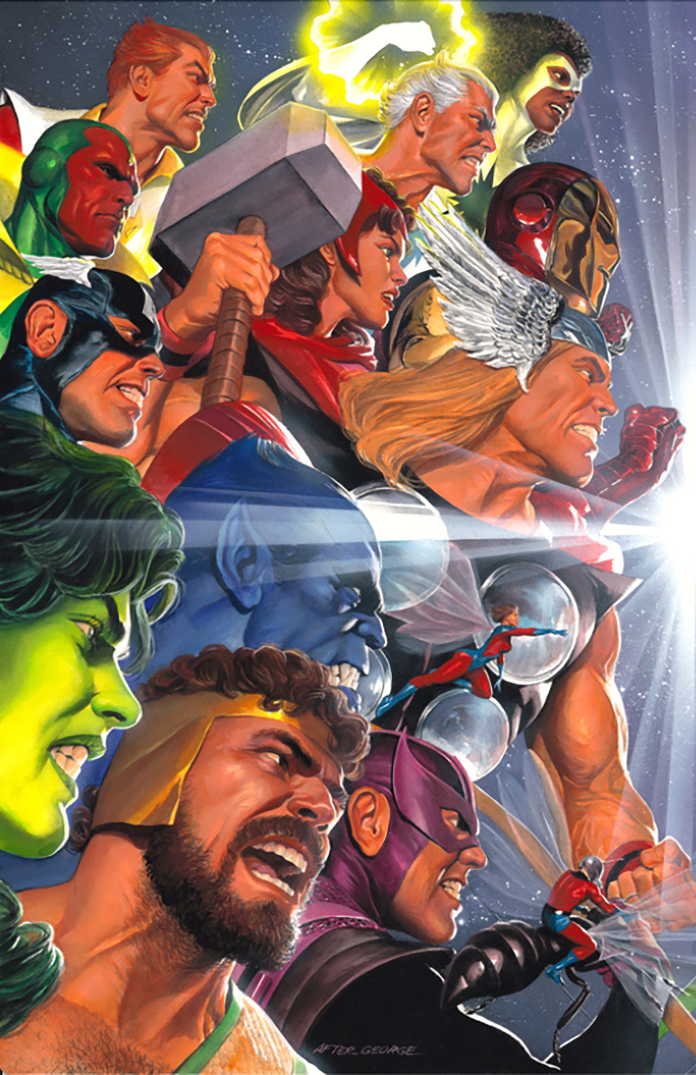 JLA/AVENGERS #3 FACSIMILE EDITION ALEX ROSS 2-PART CONNECTING VARIANT A 07/22/2026