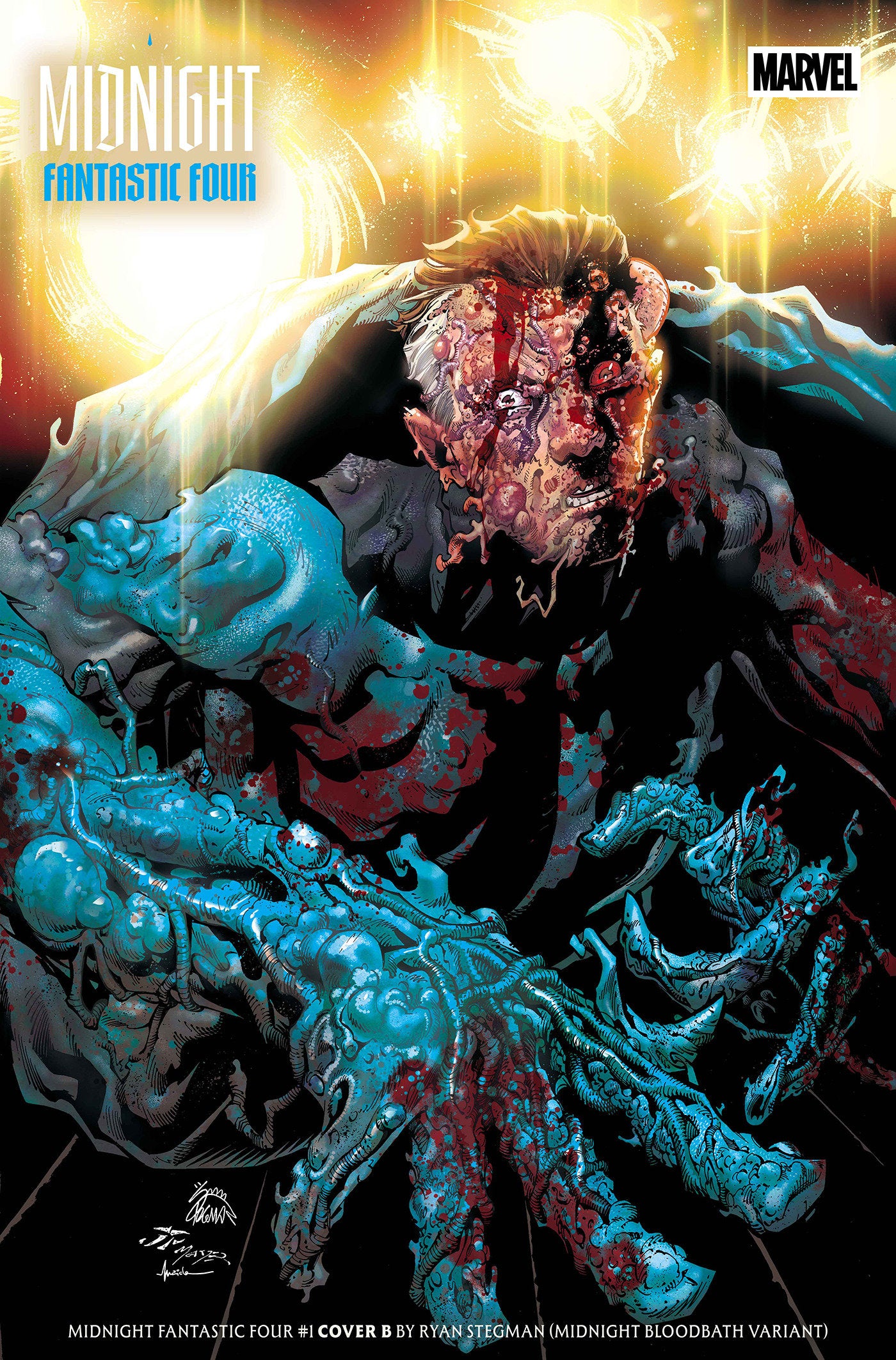 MIDNIGHT FANTASTIC FOUR #1 COVER B RYAN STEGMAN MIDNIGHT BLOODBATH VARIANT 10/07/2026