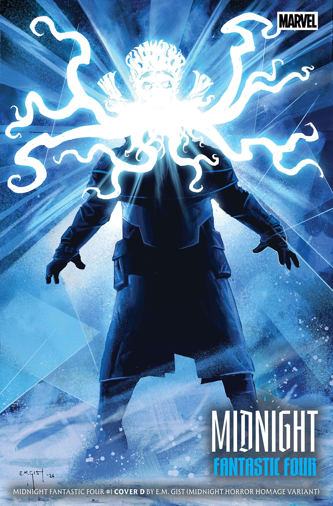MIDNIGHT FANTASTIC FOUR #1 COVER D E.M. GIST MIDNIGHT HORROR HOMAGE VARIANT 10/07/2026