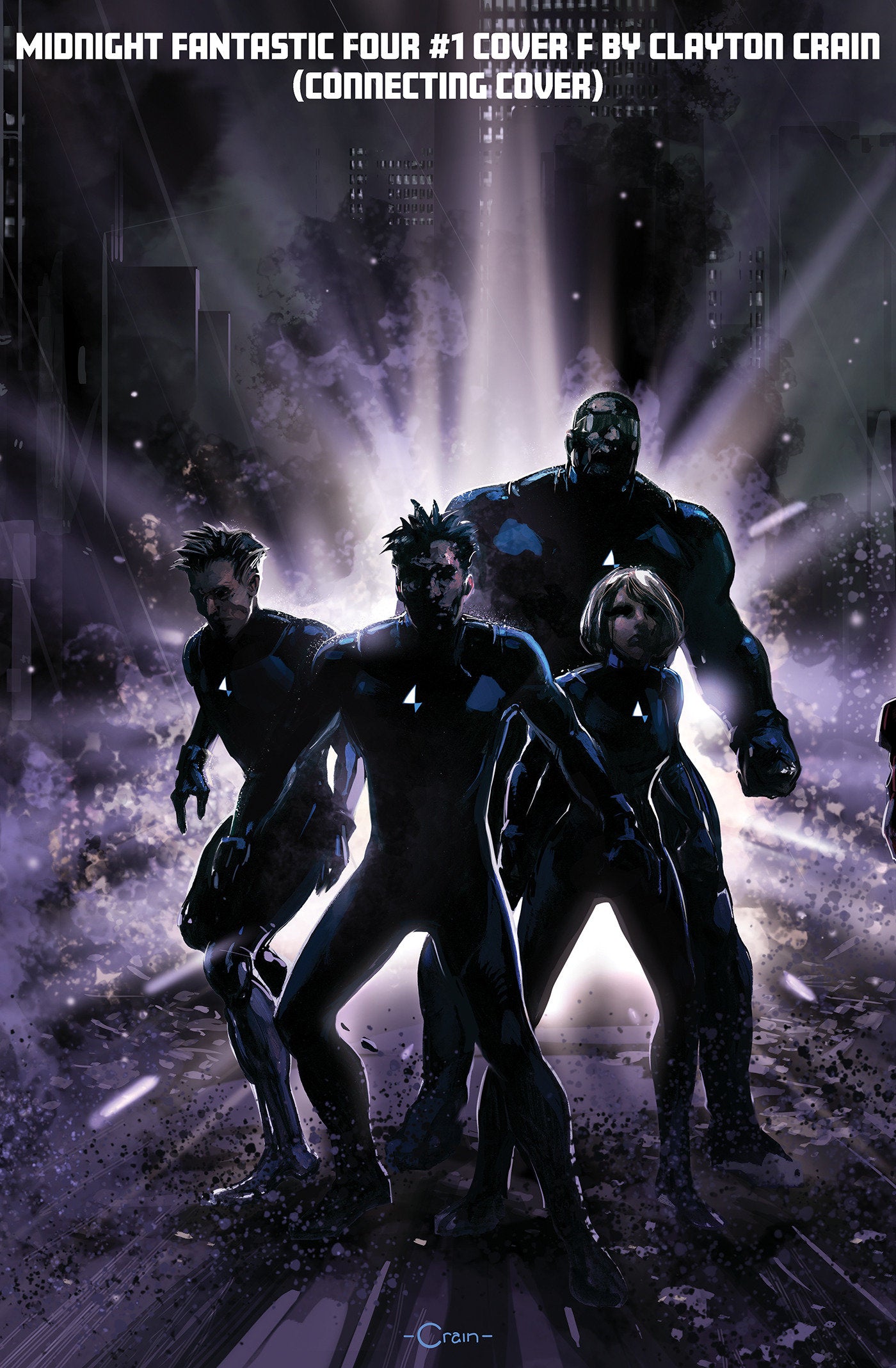 MIDNIGHT FANTASTIC FOUR #1 COVER F CLAYTON CRAIN 3-PART CONNECTING VARIANT 10/07/2026