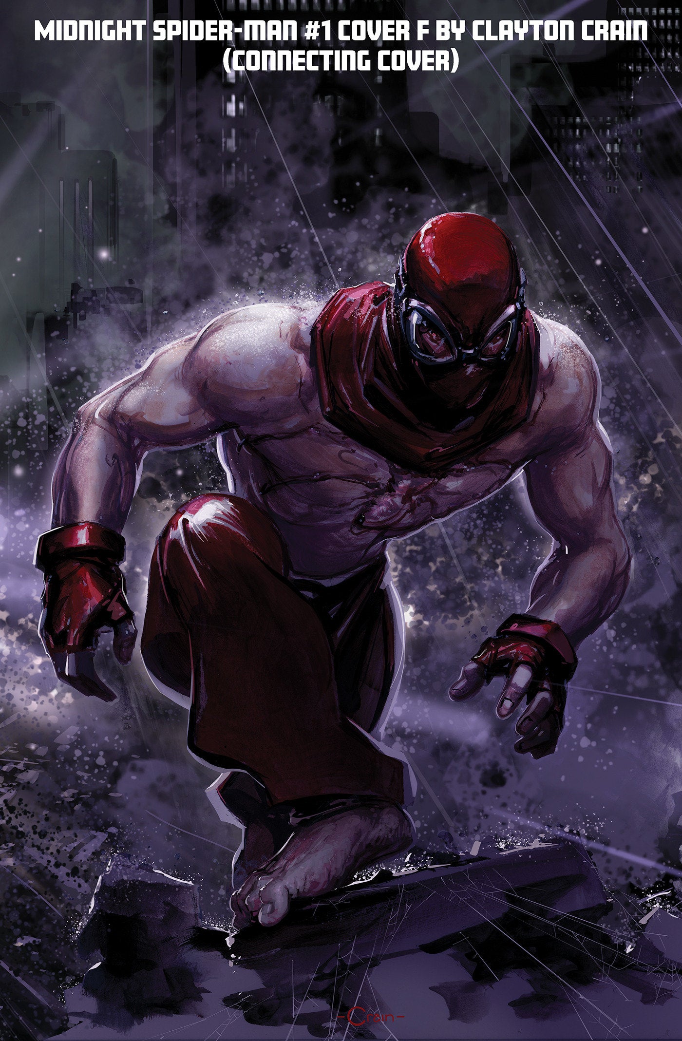 MIDNIGHT SPIDER-MAN #1 COVER F CLAYTON CRAIN 3-PART CONNECTING VARIANT 10/07/2026
