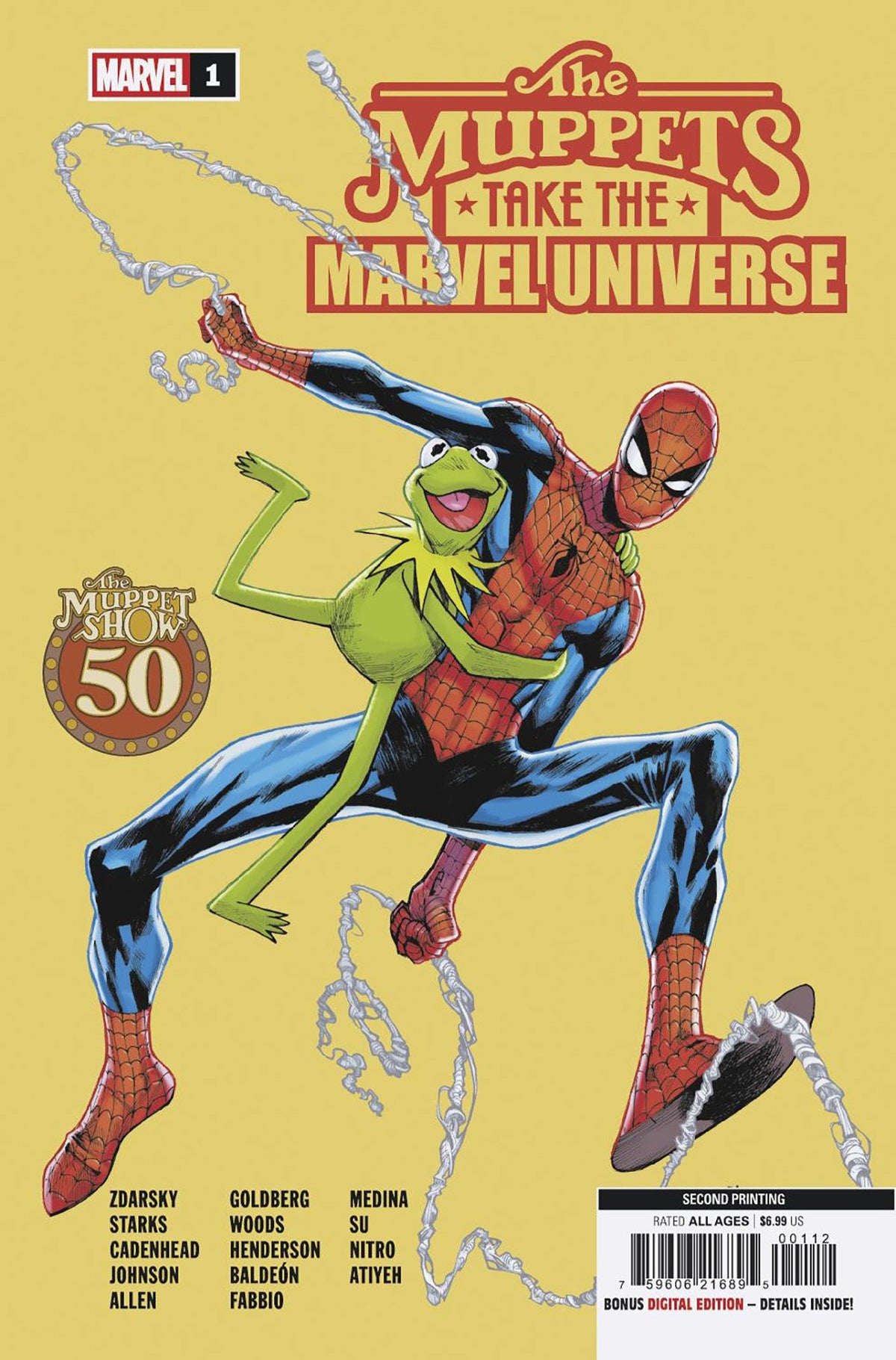 MUPPETS TAKE THE MARVEL UNIVERSE #1 HUMBERTO RAMOS 2ND PRINTING VARIANT 11/18/2026
