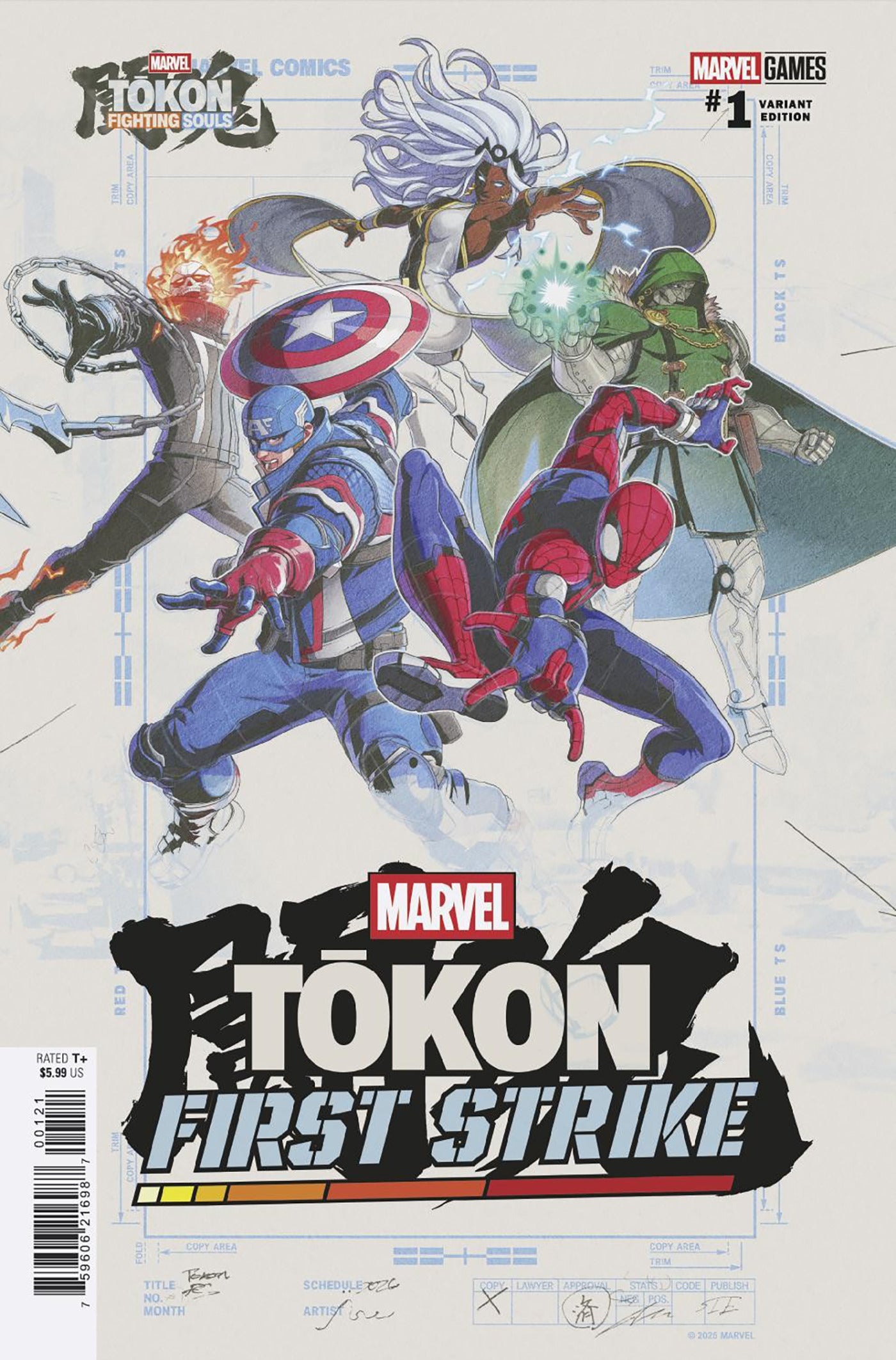 MARVEL TOKON: FIRST STRIKE #1 MARVEL TOKON: FIGHTING SOULS VARIANT 08/05/2026