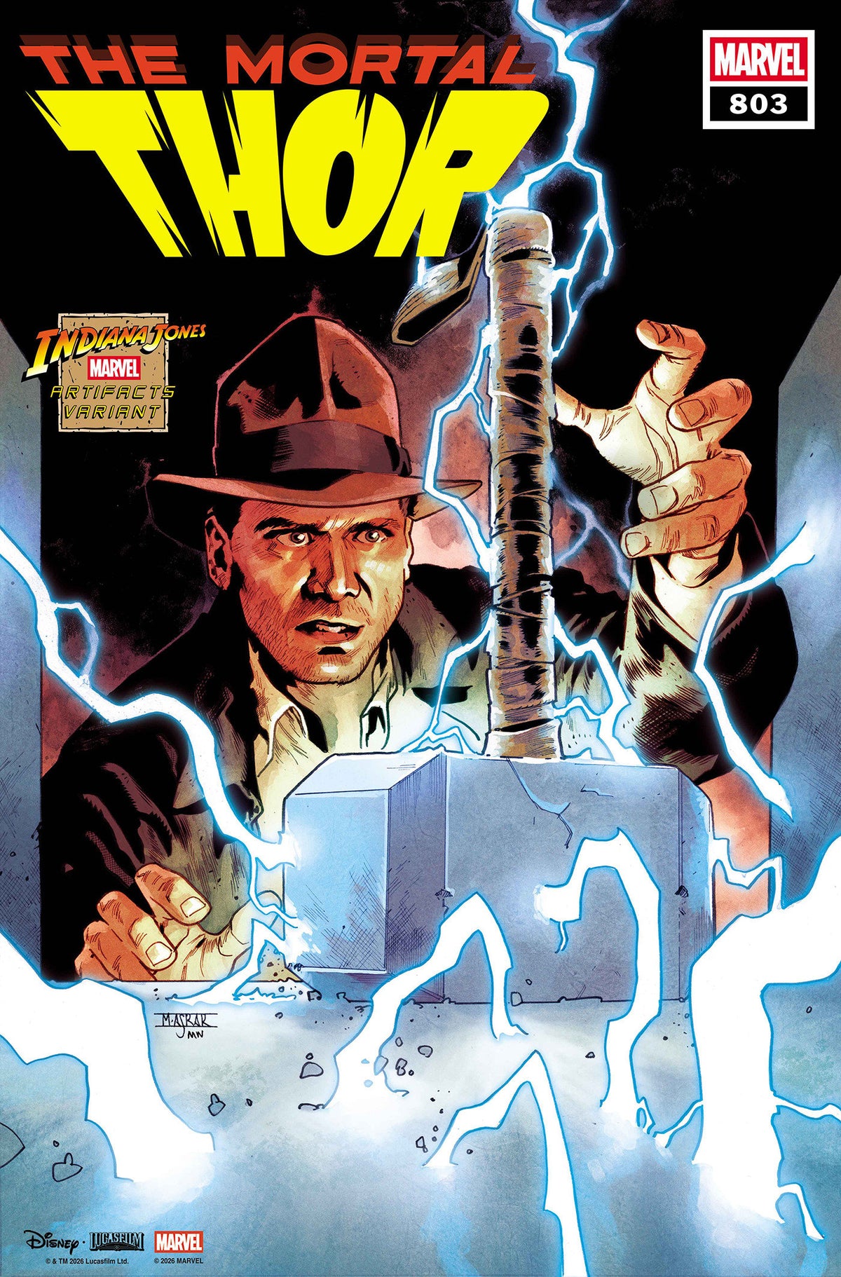 THOR #803 MAHMUD ASRAR INDIANA JONES MARVEL ARTIFACT VARIANT 11/25/2026