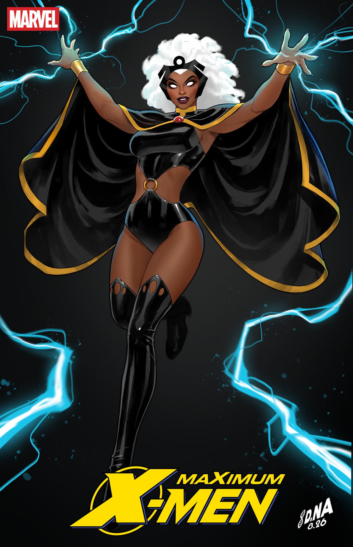 MAXIMUM X-MEN #1 COVER F DAVID NAKAYAMA COLOR BLOCK BLACK VARIANT 12/02/2026
