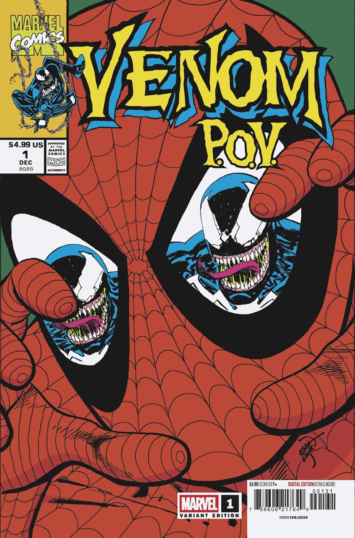 VENOM: POV #1 COVER D ERIK LARSEN VARIANT 12/02/2026