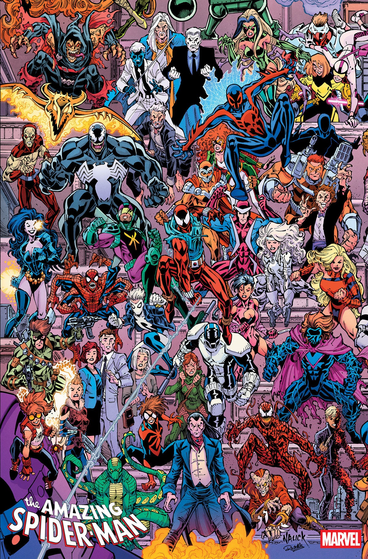 AMAZING SPIDER-MAN #1002 TODD NAUCK 4-PART CONNECTING LEGACY VARIANT 10/28/2026