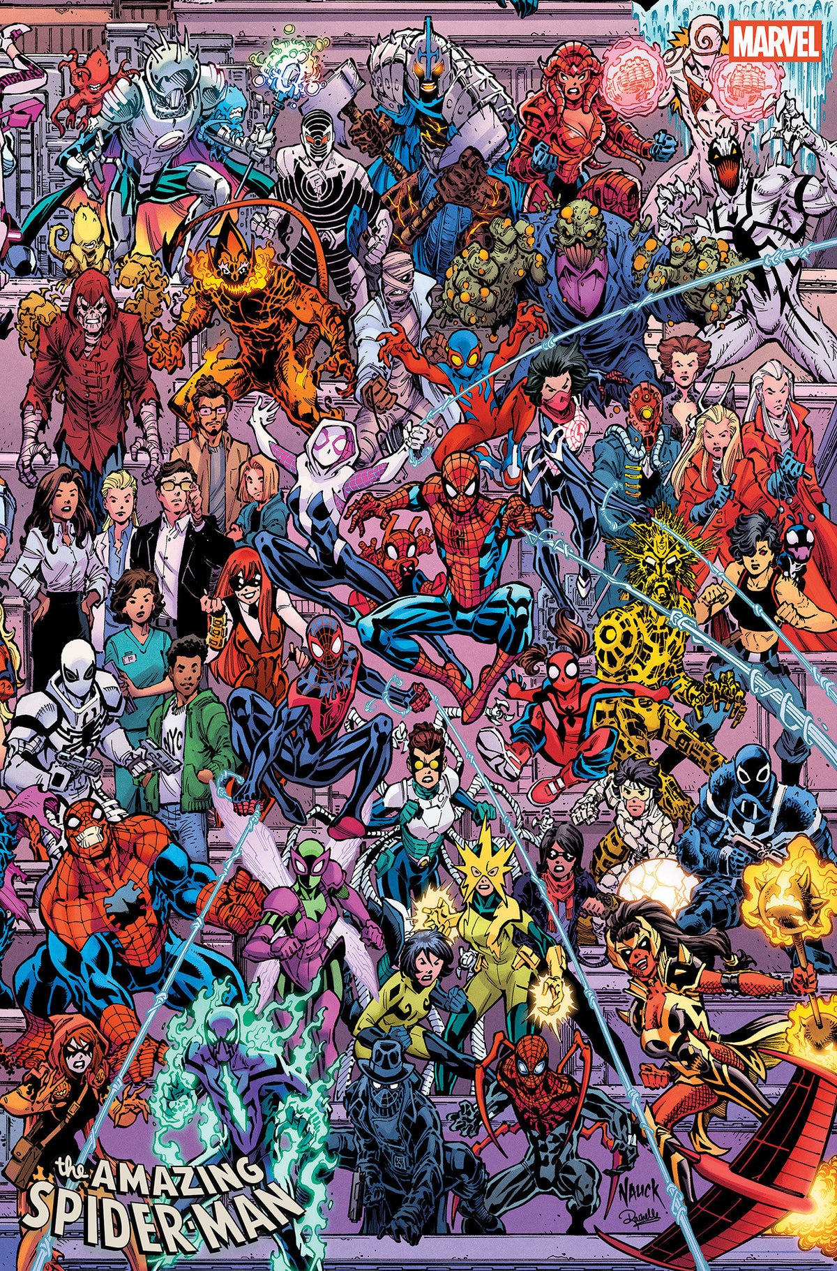 AMAZING SPIDER-MAN #1003 TODD NAUCK 4-PART CONNECTING LEGACY VARIANT 11/11/2026
