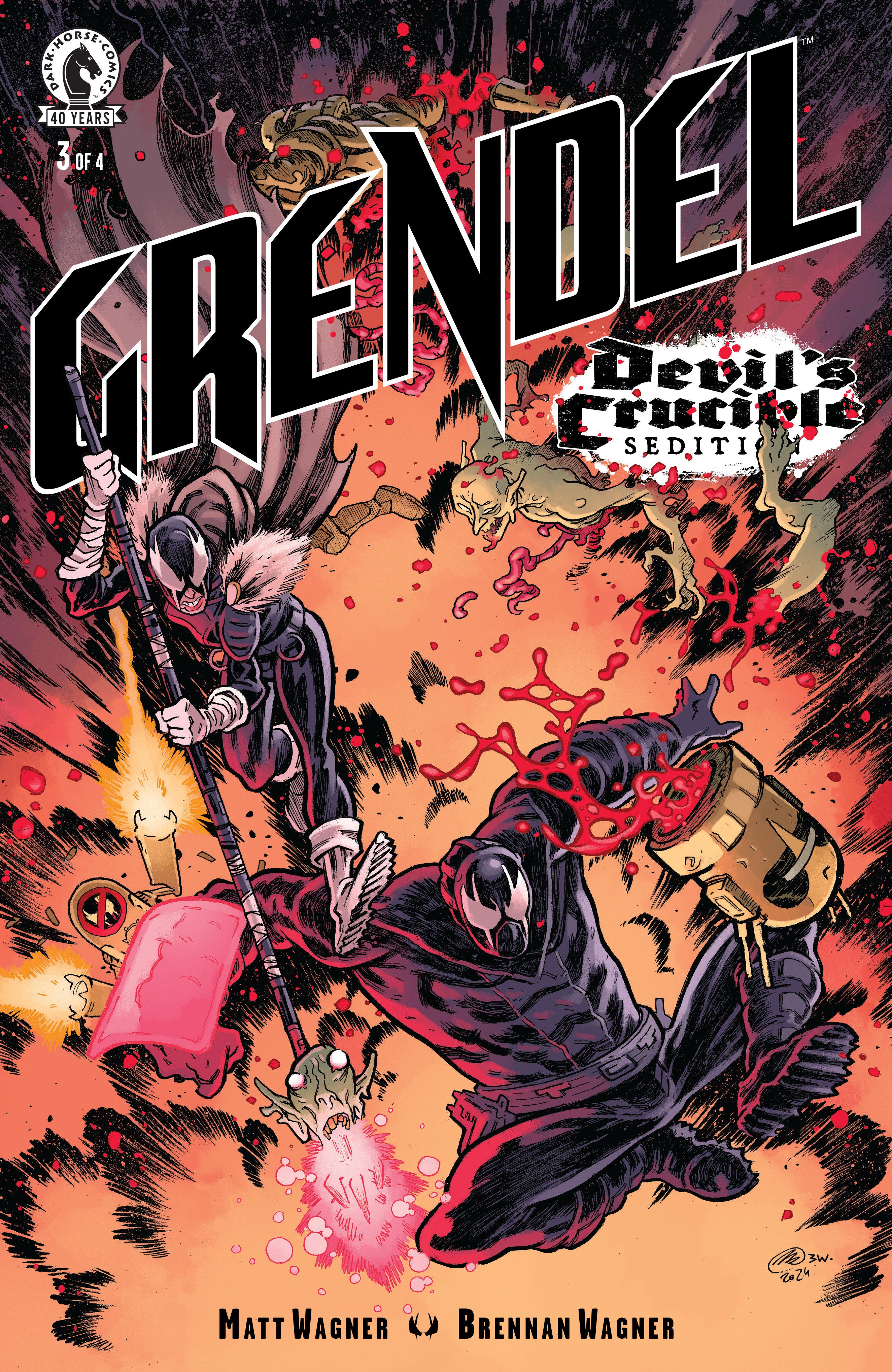 Grendel: Devil's Crucible--Sedition #3 (CVR B) (Mark Laszlo) 10/07/2026