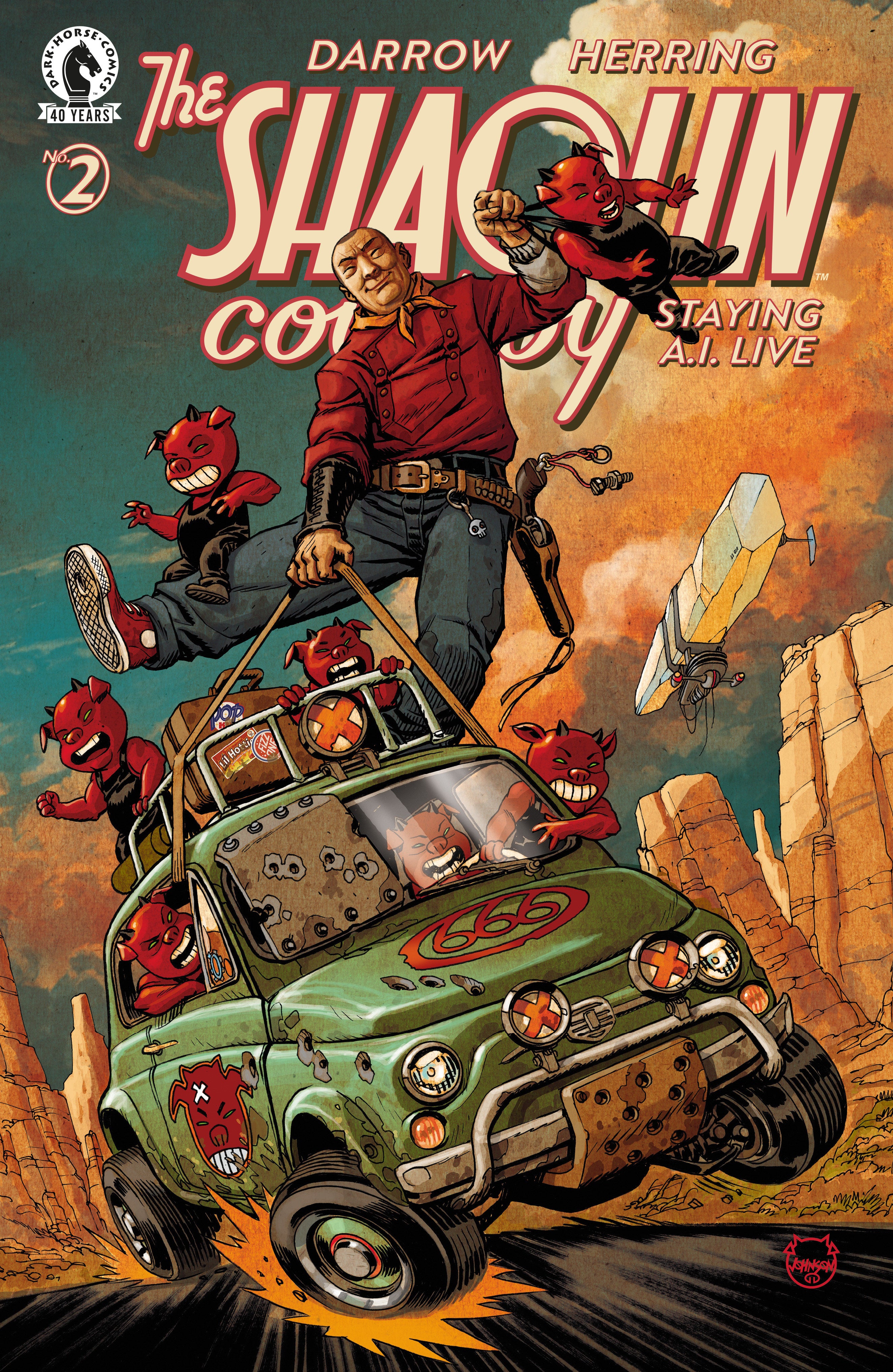 Shaolin Cowboy: Staying A.I.Live #2 (CVR C) (Dave Johnson) 08/12/2026