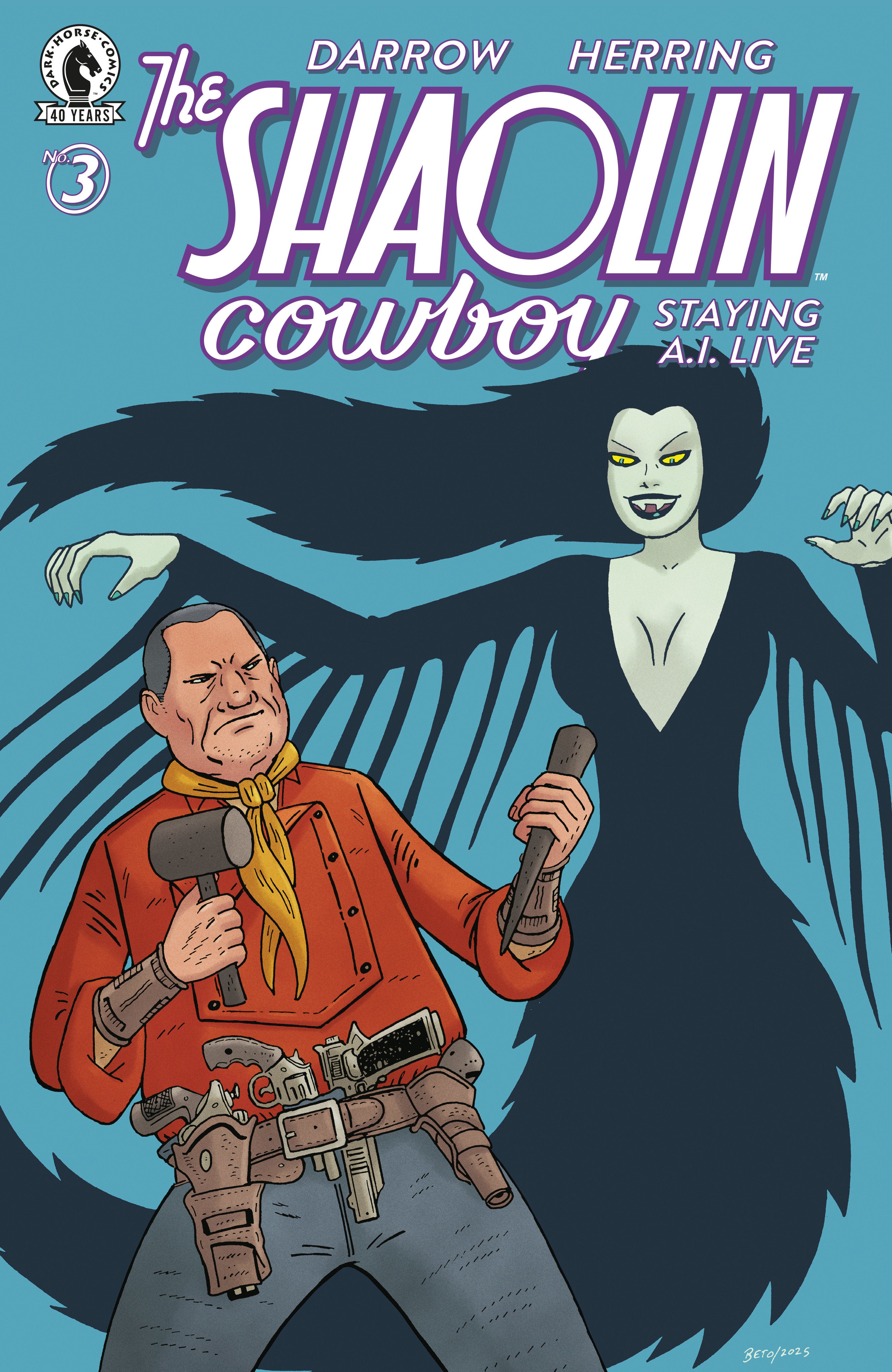 Shaolin Cowboy: Staying A.I.Live #3 (CVR C) (Gilbert Hernandez) 09/23/2026