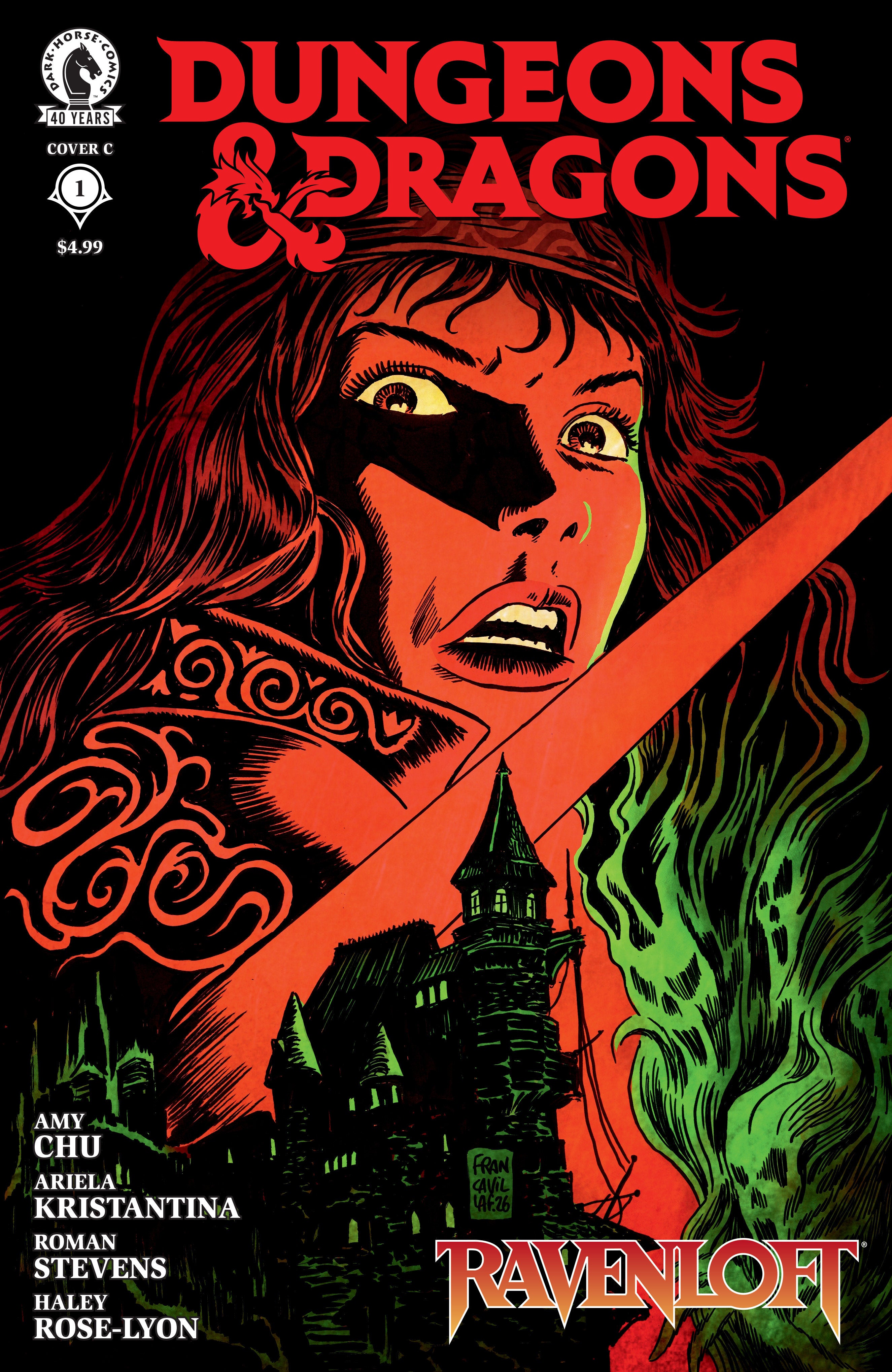 Dungeons & Dragons: Ravenloft #1 (CVR C) (Francesco Francavilla) 09/16/2026