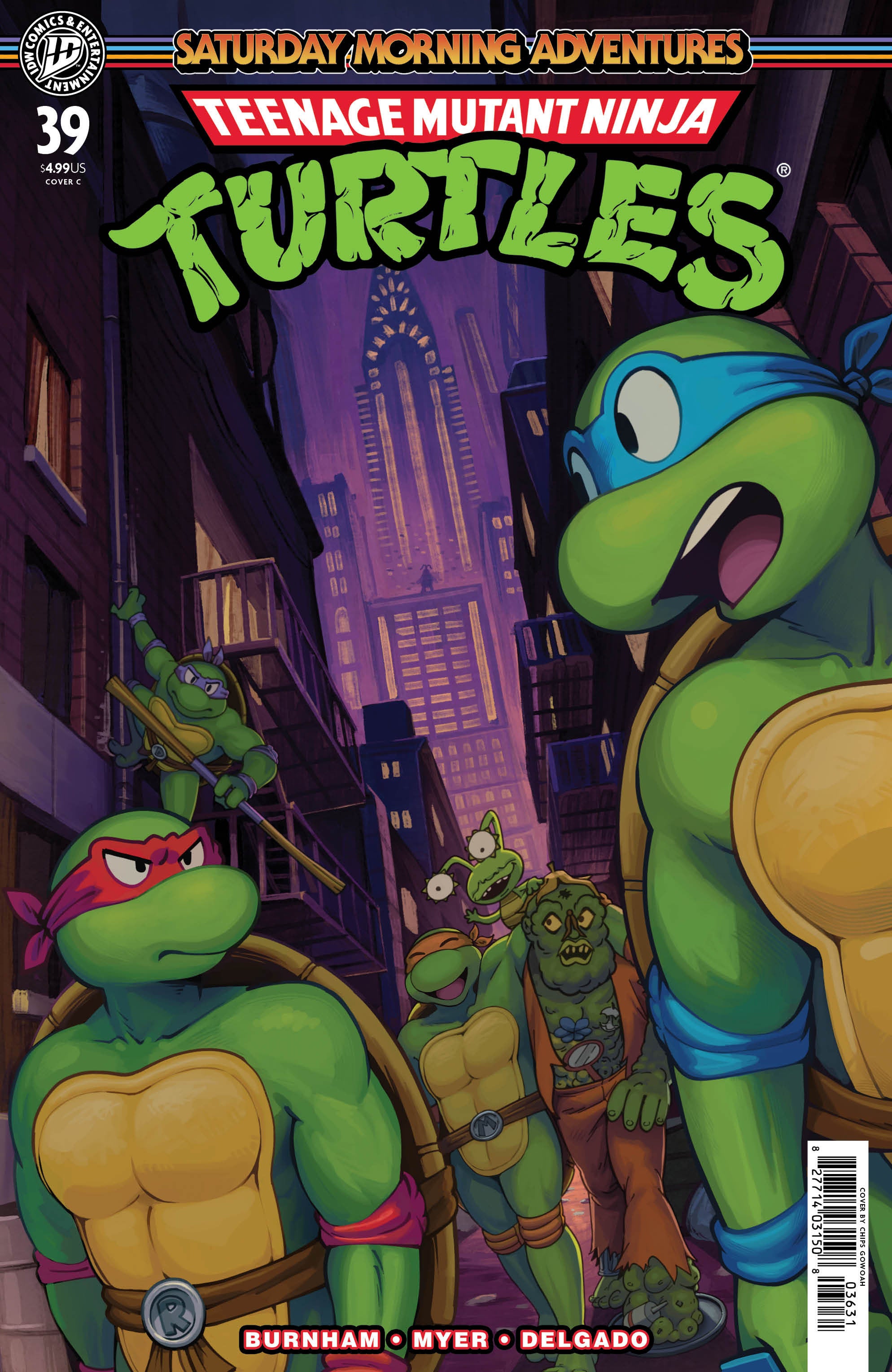 Teenage Mutant Ninja Turtles: Saturday Morning Adventures #39 Variant C (GoWOAH) 07/29/2026