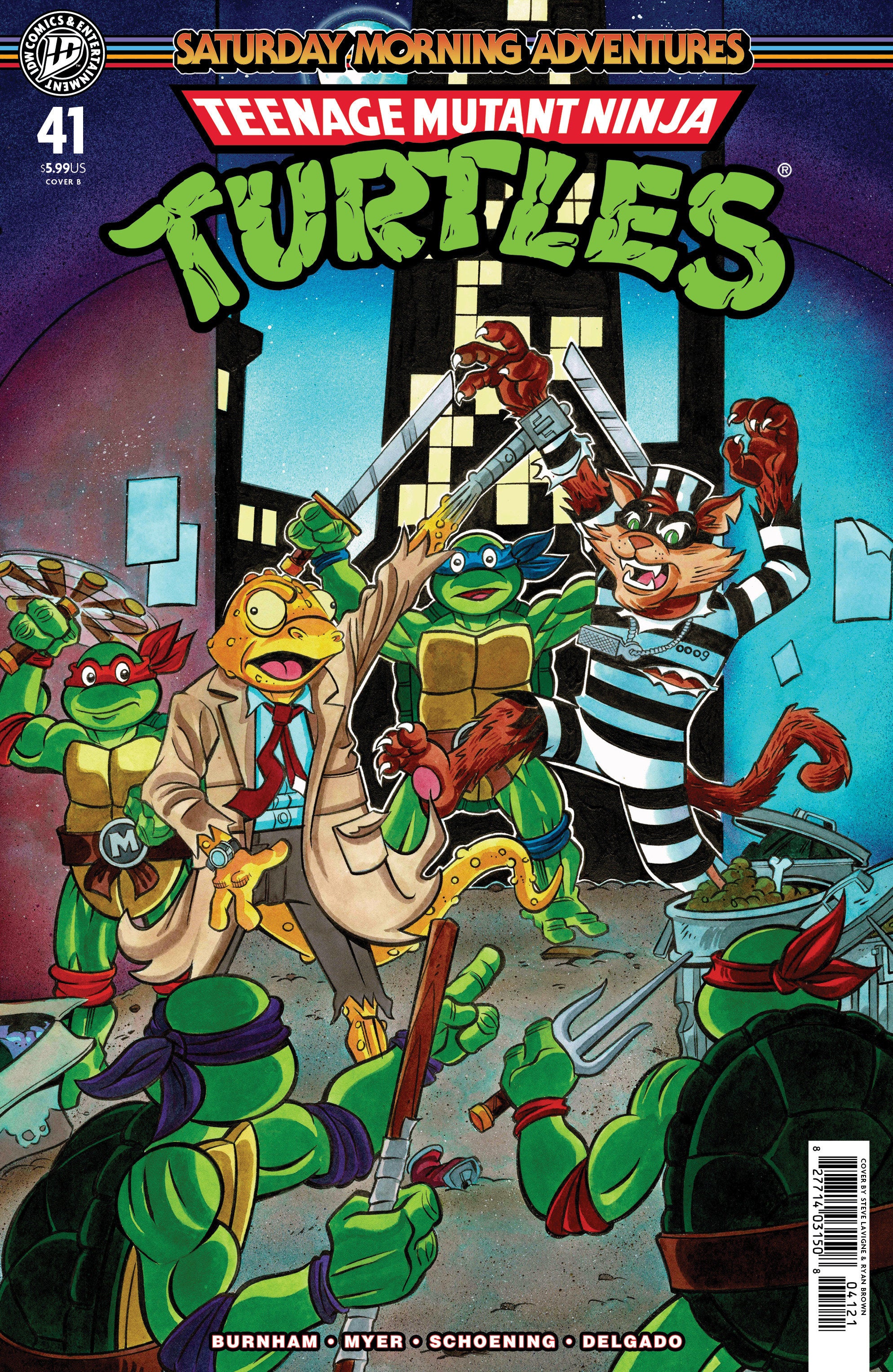 Teenage Mutant Ninja Turtles: Saturday Morning Adventures #41 Variant B (Lavigne) 09/23/2026