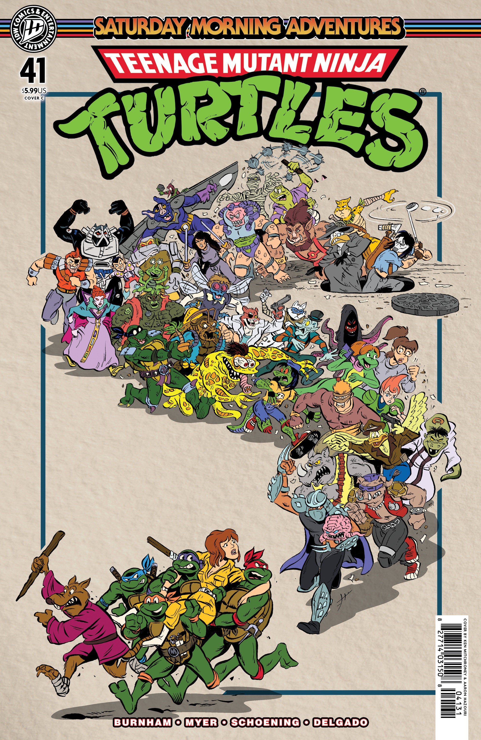 Teenage Mutant Ninja Turtles: Saturday Morning Adventures #41 Variant C (Mitchroney) 09/23/2026