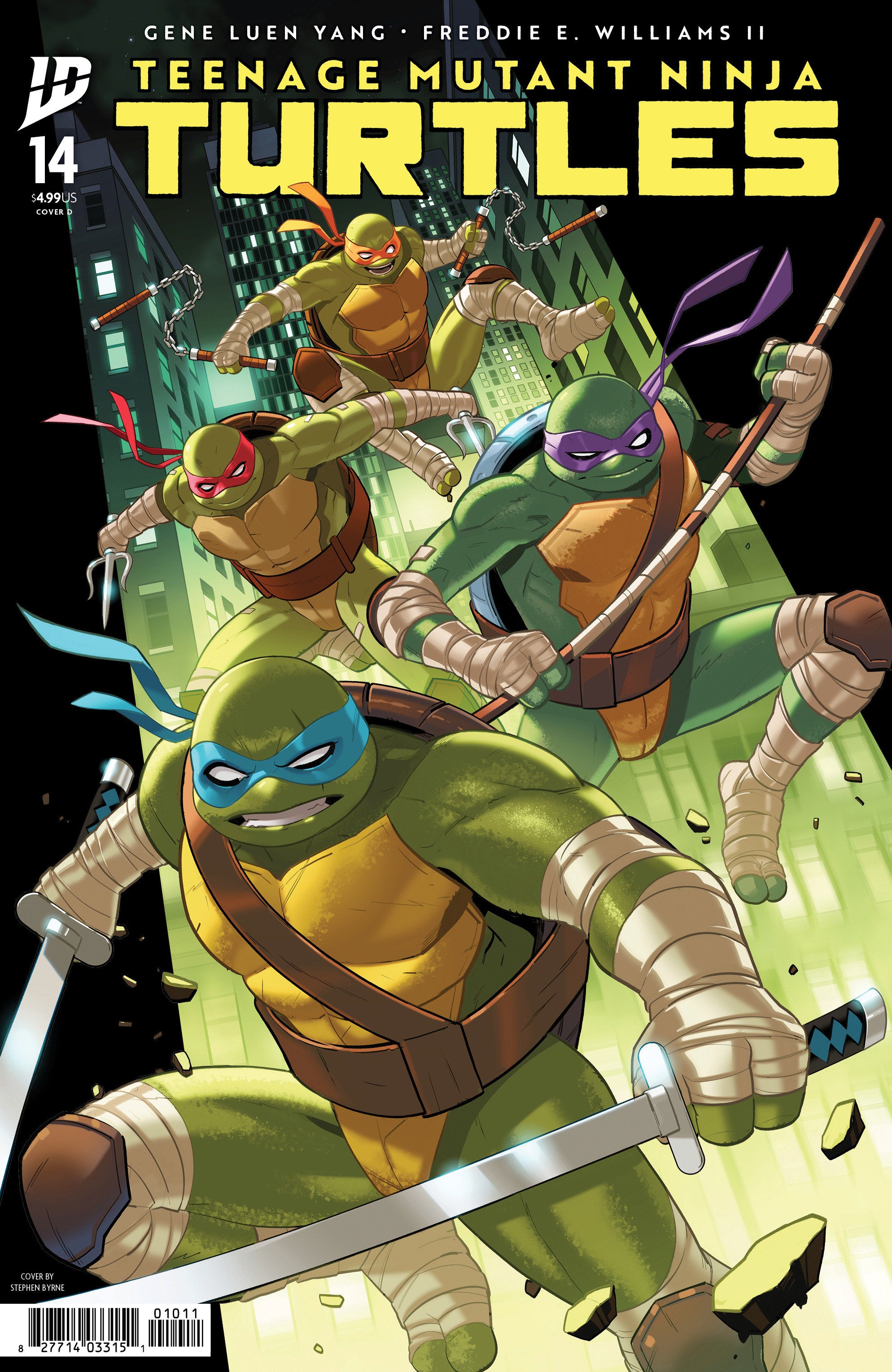 Teenage Mutant Ninja Turtles #14 Variant D (Byrne) 01/14/2026