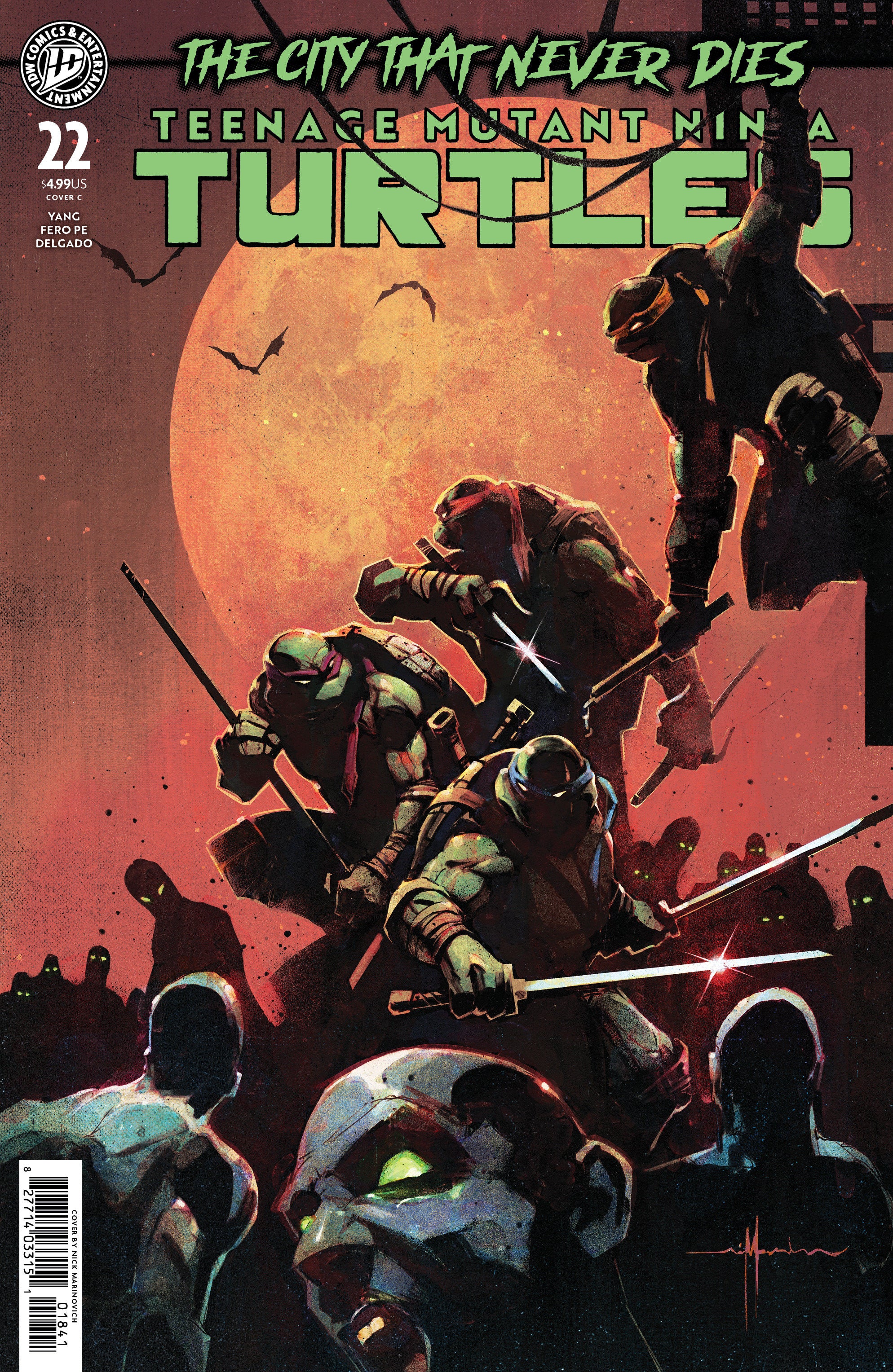 Teenage Mutant Ninja Turtles #22 Variant C (Marinkovich) 09/16/2026