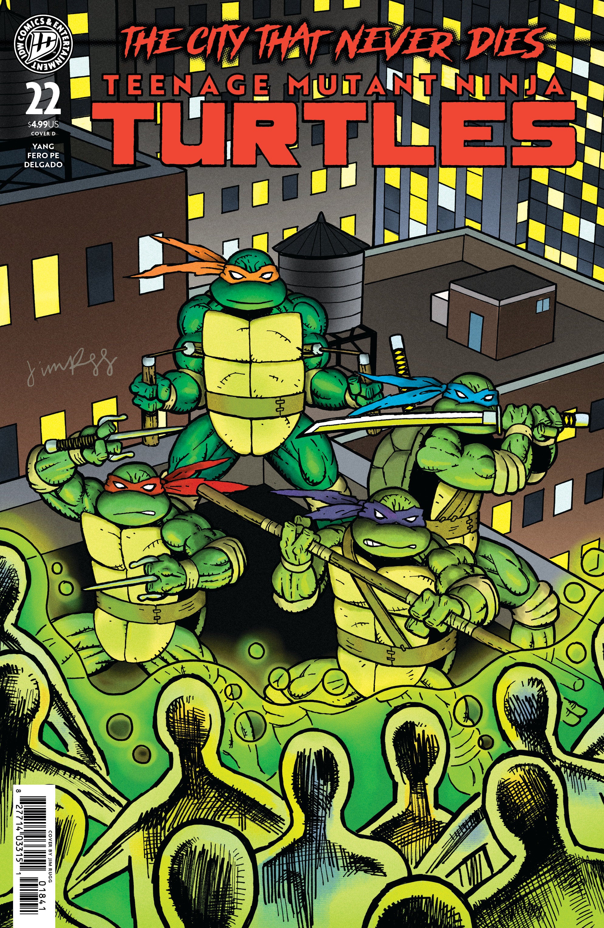Teenage Mutant Ninja Turtles #22 Variant D (Rugg) 09/16/2026