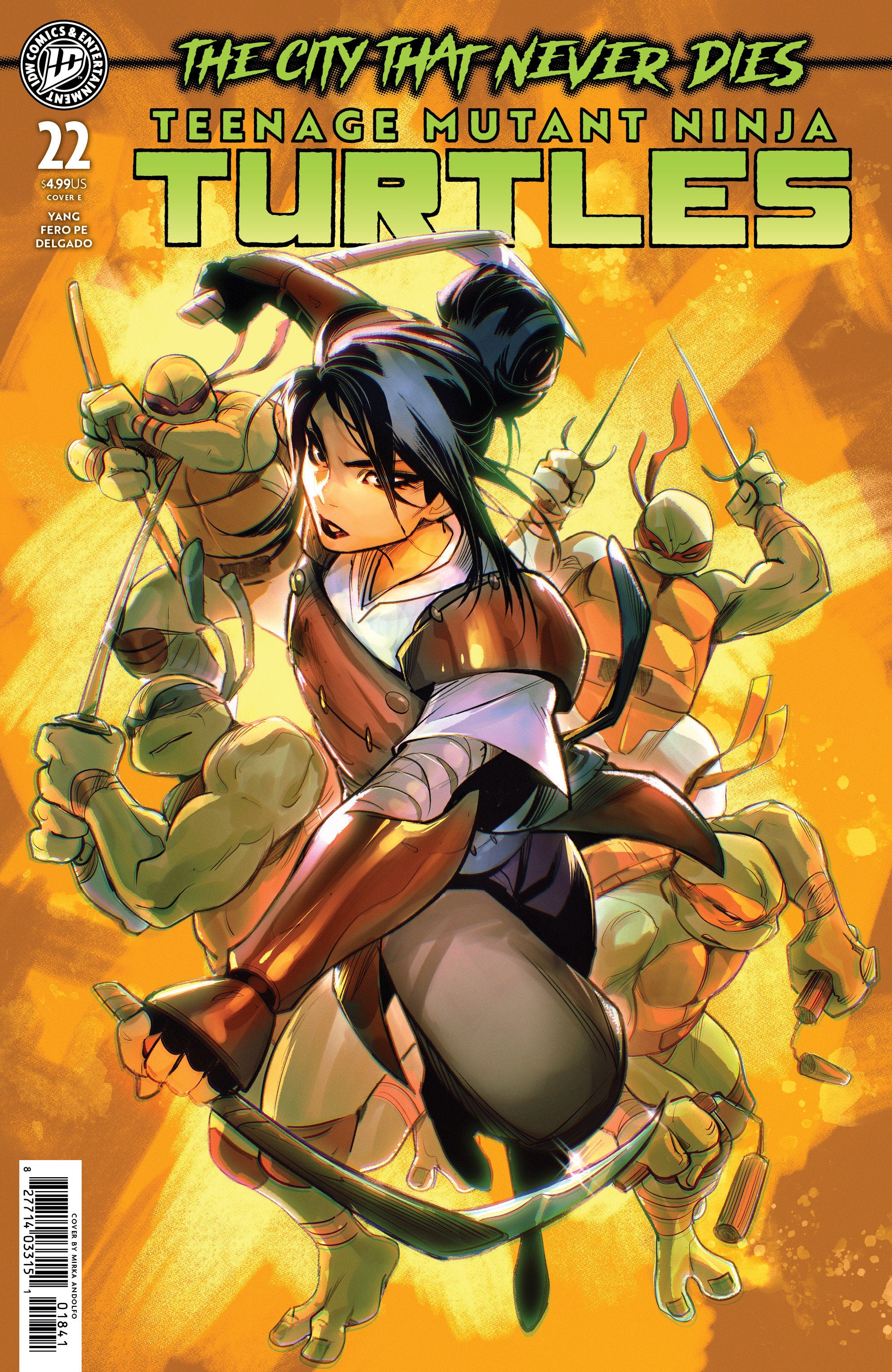 Teenage Mutant Ninja Turtles #22 Variant E (Andolfo) 09/16/2026