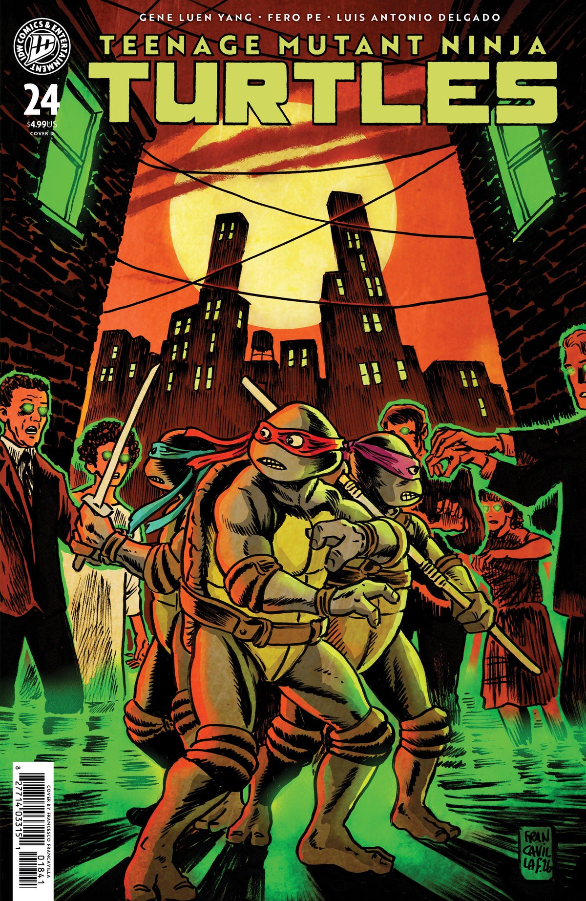 Teenage Mutant Ninja Turtles #24 Variant D (Francavilla) 11/11/2026