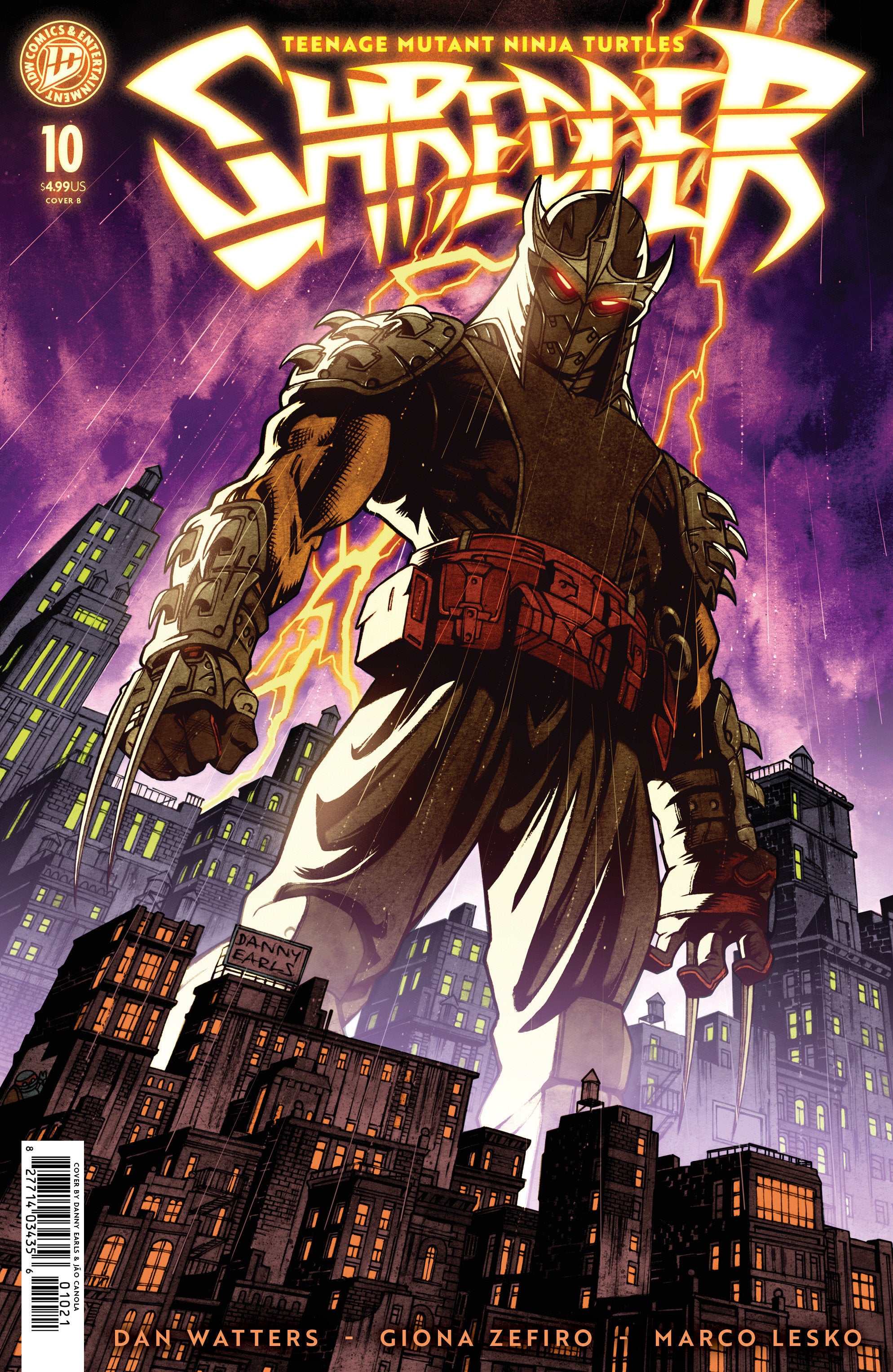 Teenage Mutant Ninja Turtles: Shredder #10 Variant B (Earls) 07/15/2026