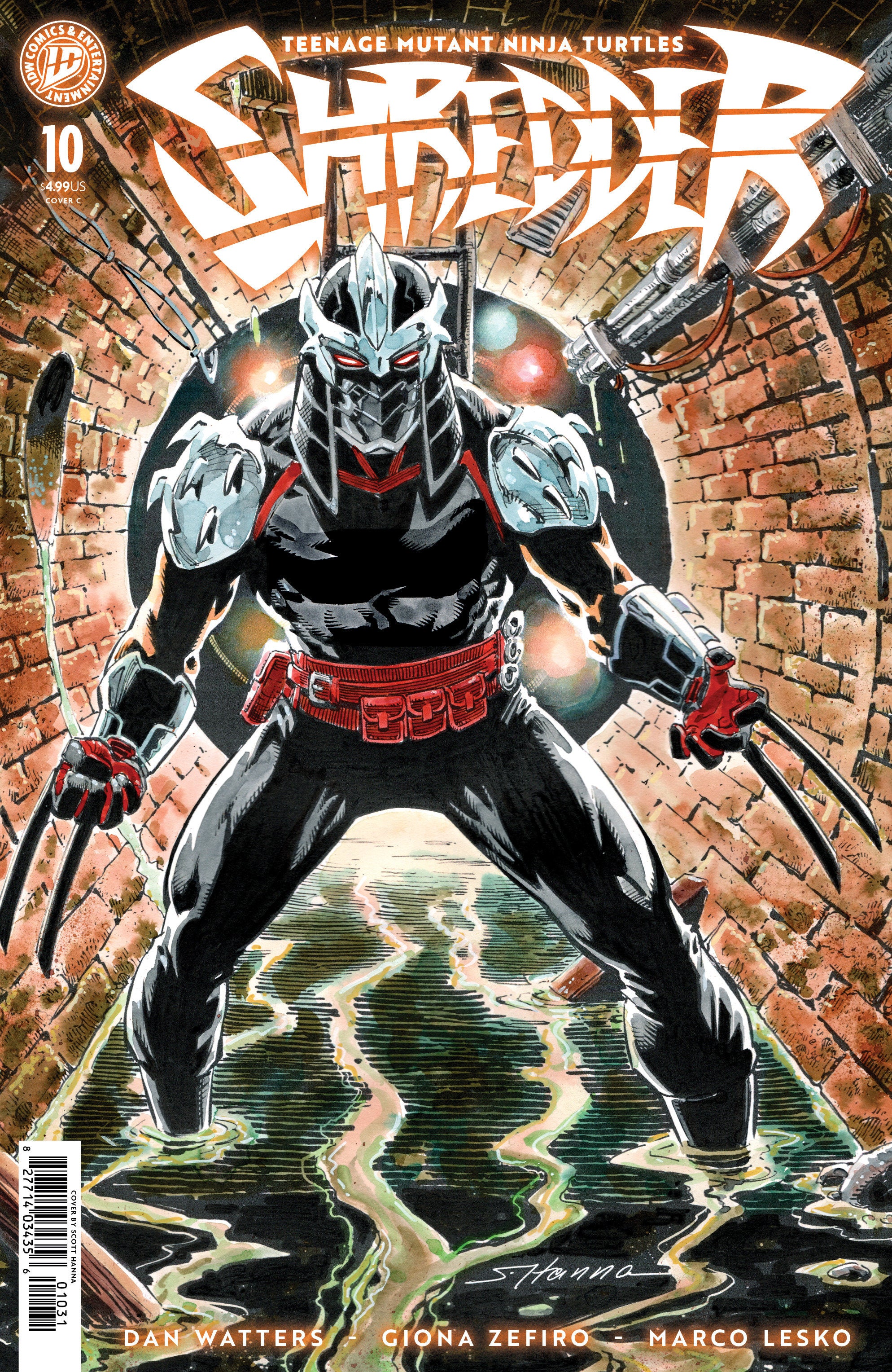 Teenage Mutant Ninja Turtles: Shredder #10 Variant C (Hanna) 07/15/2026