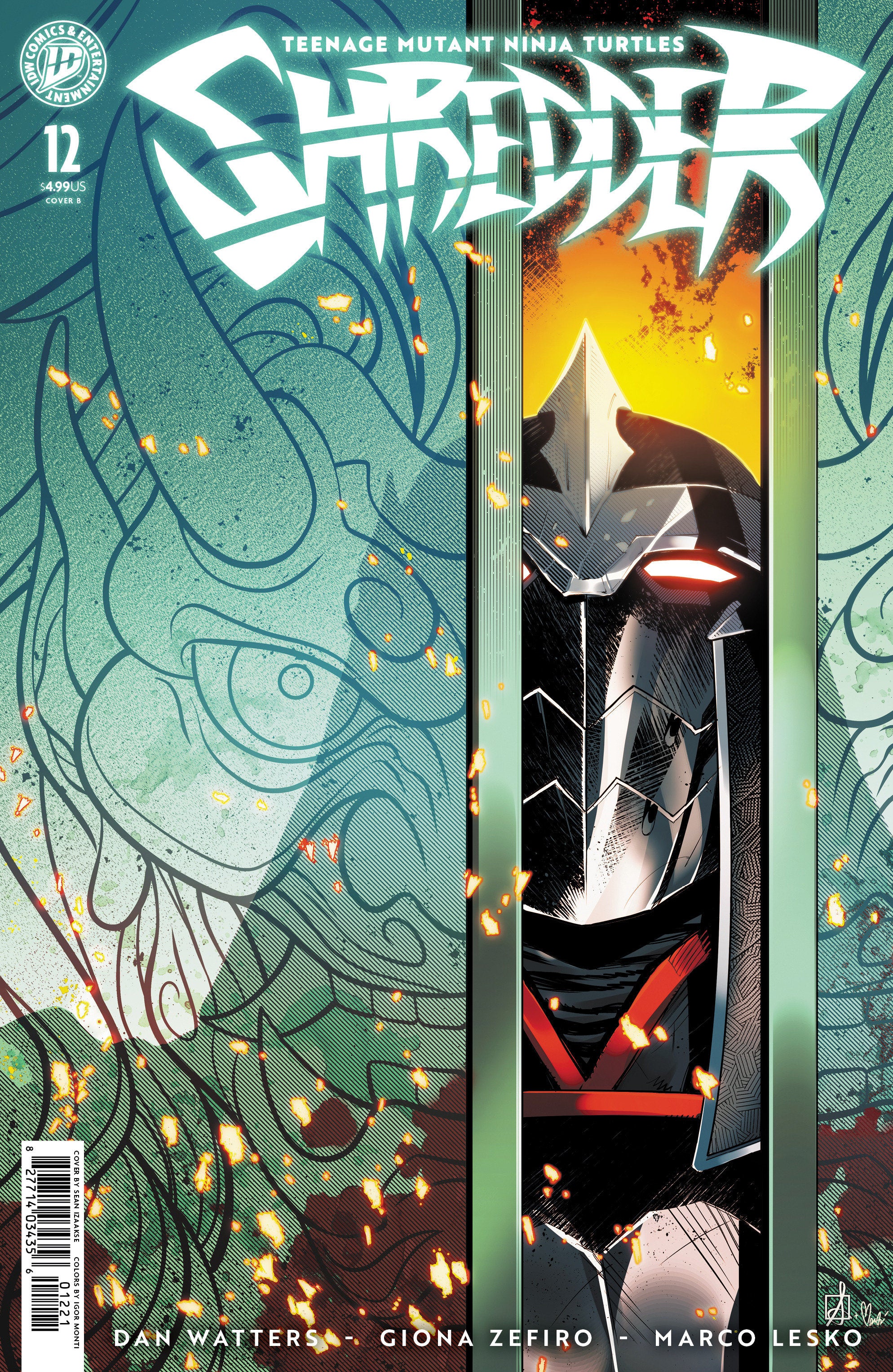Teenage Mutant Ninja Turtles: Shredder #12 Variant B (Izaakse) 09/16/2026