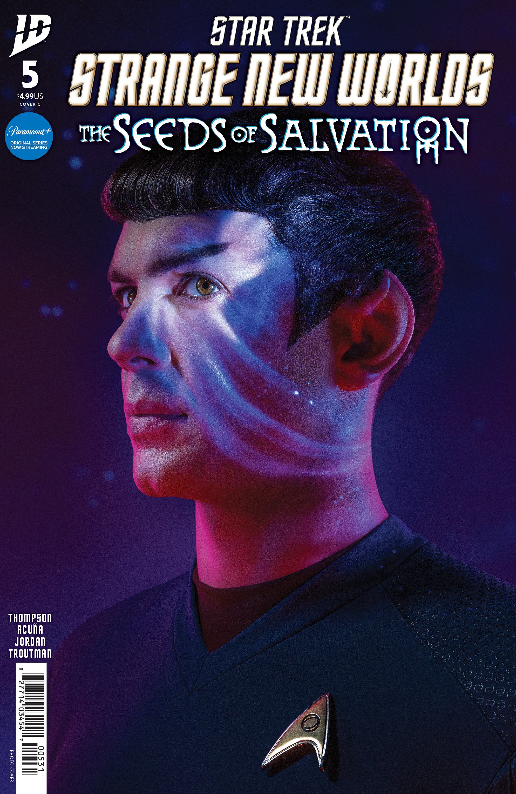 Star Trek: Strange New Worlds--The Seeds of Salvation #5 Variant C (Photo Variant) 01/14/2026