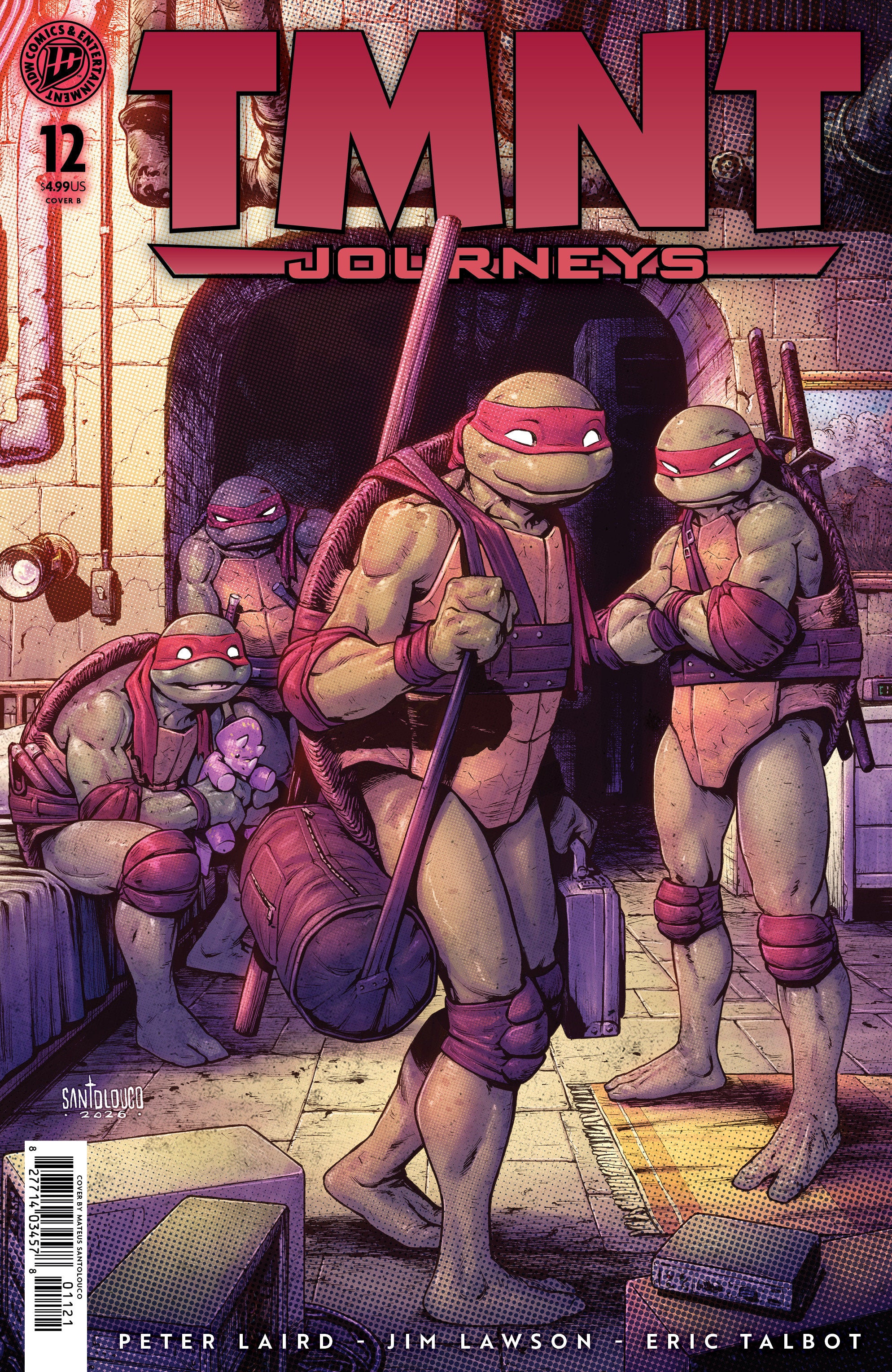 TMNT: Journeys #12 Variant B (Santolouco) 08/05/2026