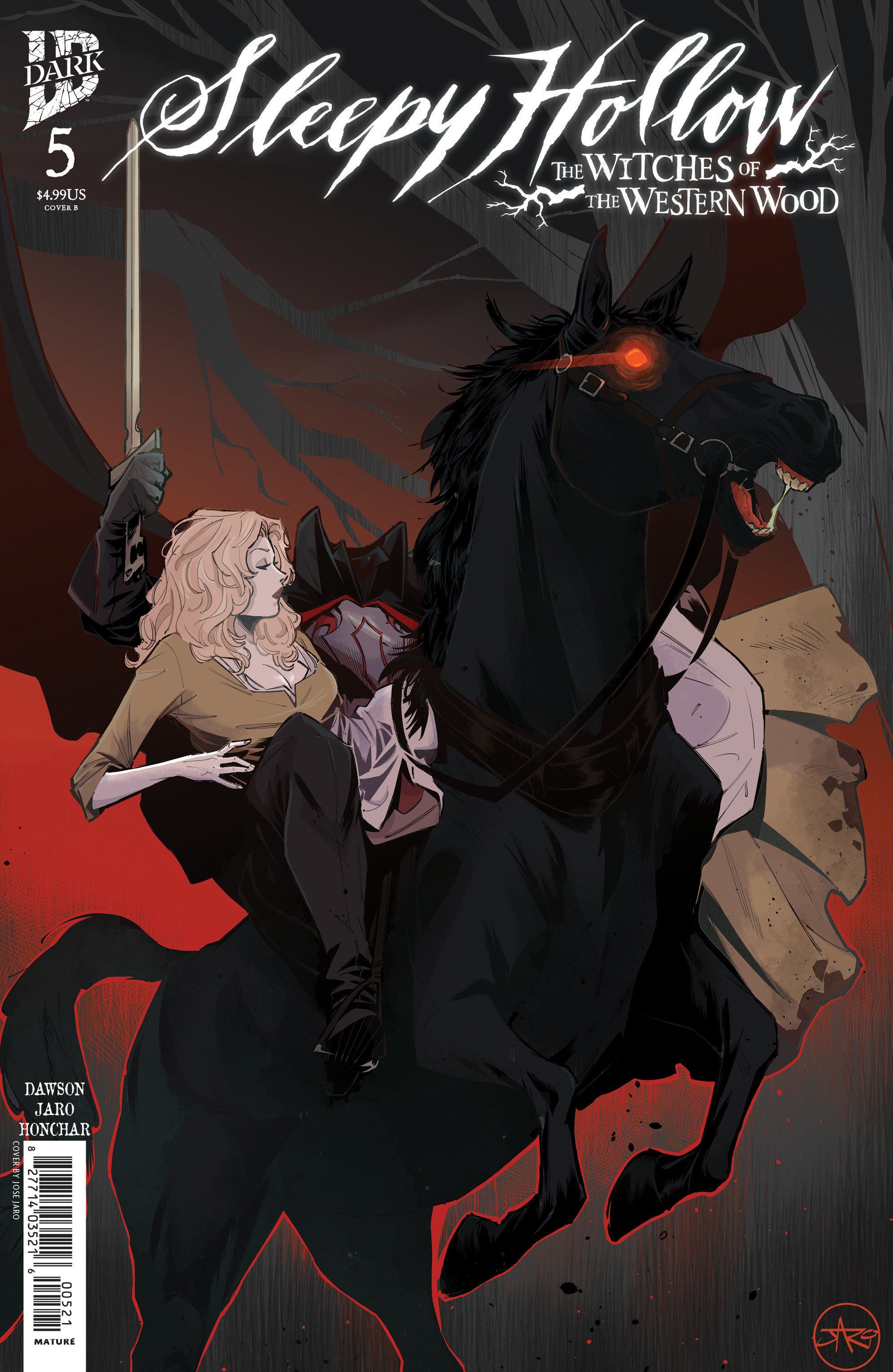 Sleepy Hollow: The Witches of the Western Wood #5 Variant B (Jaro) 09/16/2026