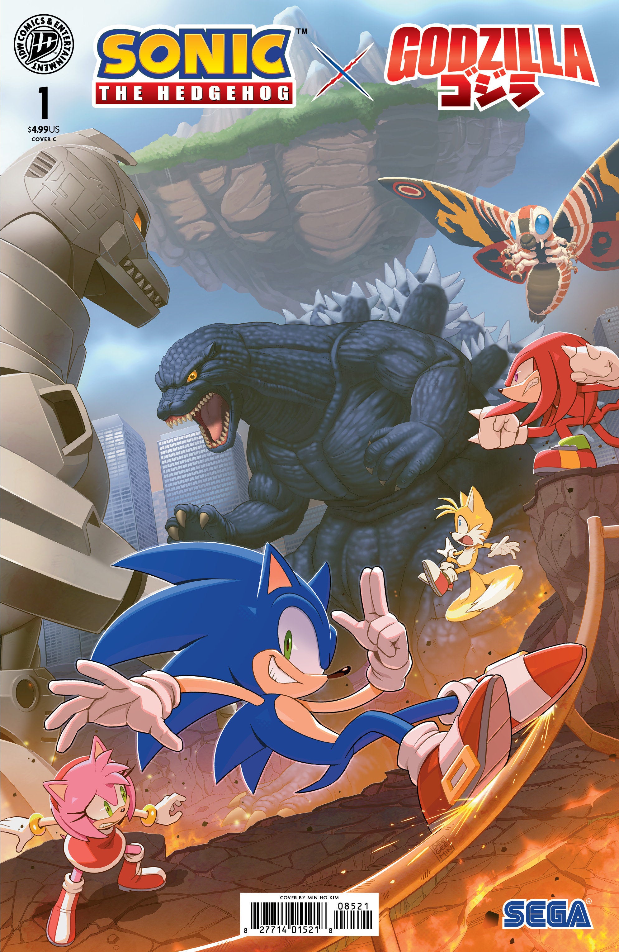 Sonic the Hedgehog x Godzilla #1 Variant C (Kim) 07/15/2026
