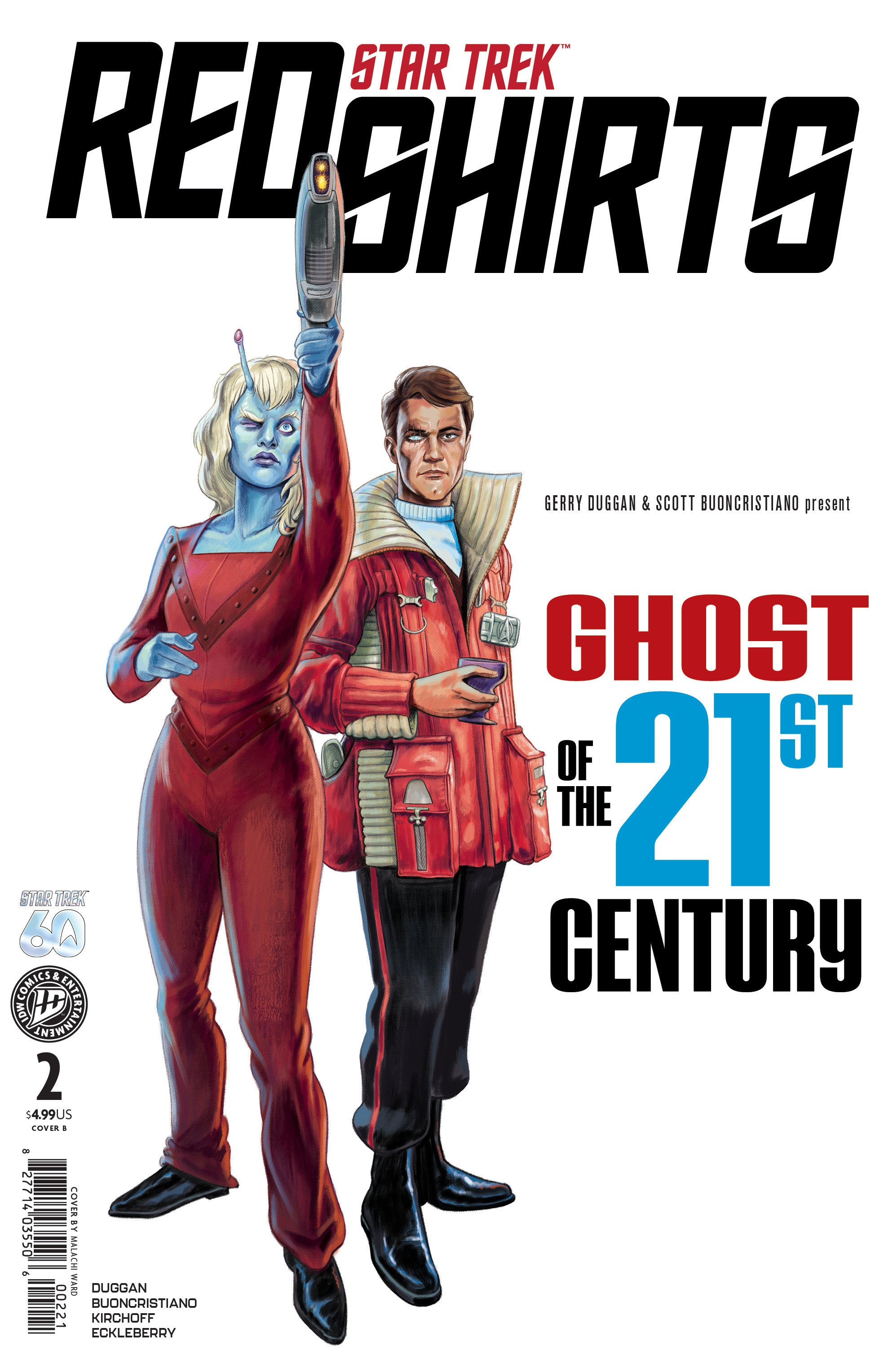Star Trek: Red Shirts--Ghost of the 21st Century #2 Variant B (Ward) 09/09/2026
