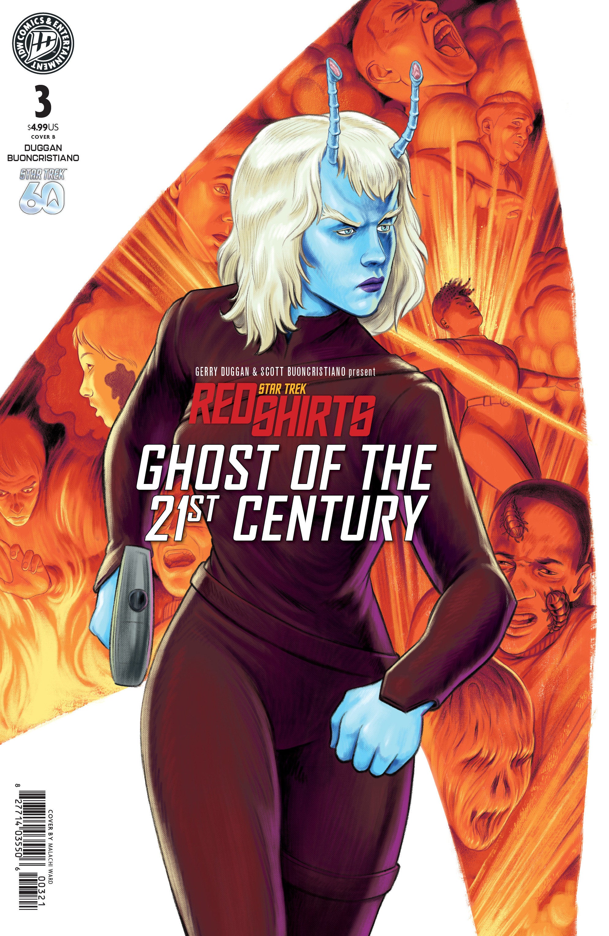 Star Trek: Red Shirts--Ghost of the 21st Century #3 Variant B (Ward) 10/14/2026